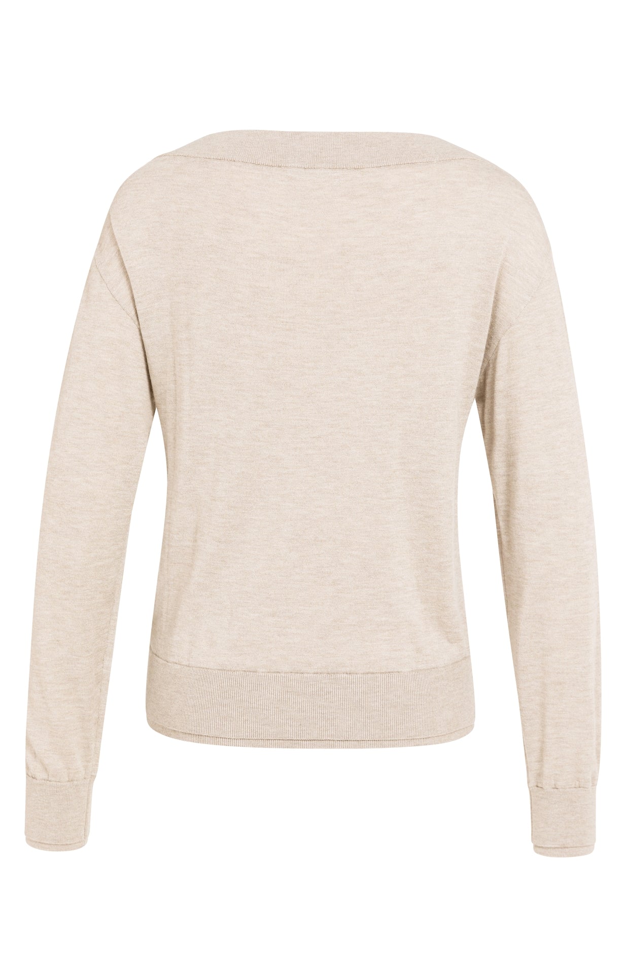 Pullover mit U-Boot-Ausschnitt