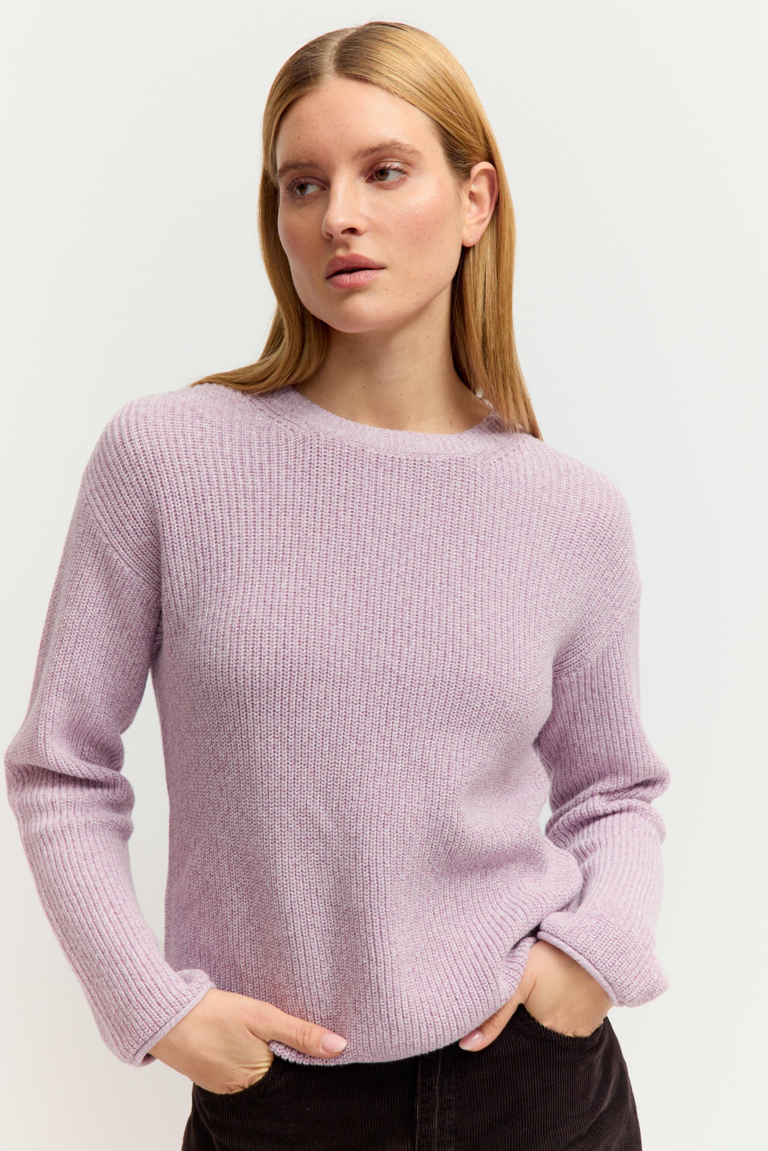 bicolor Sweater knitted