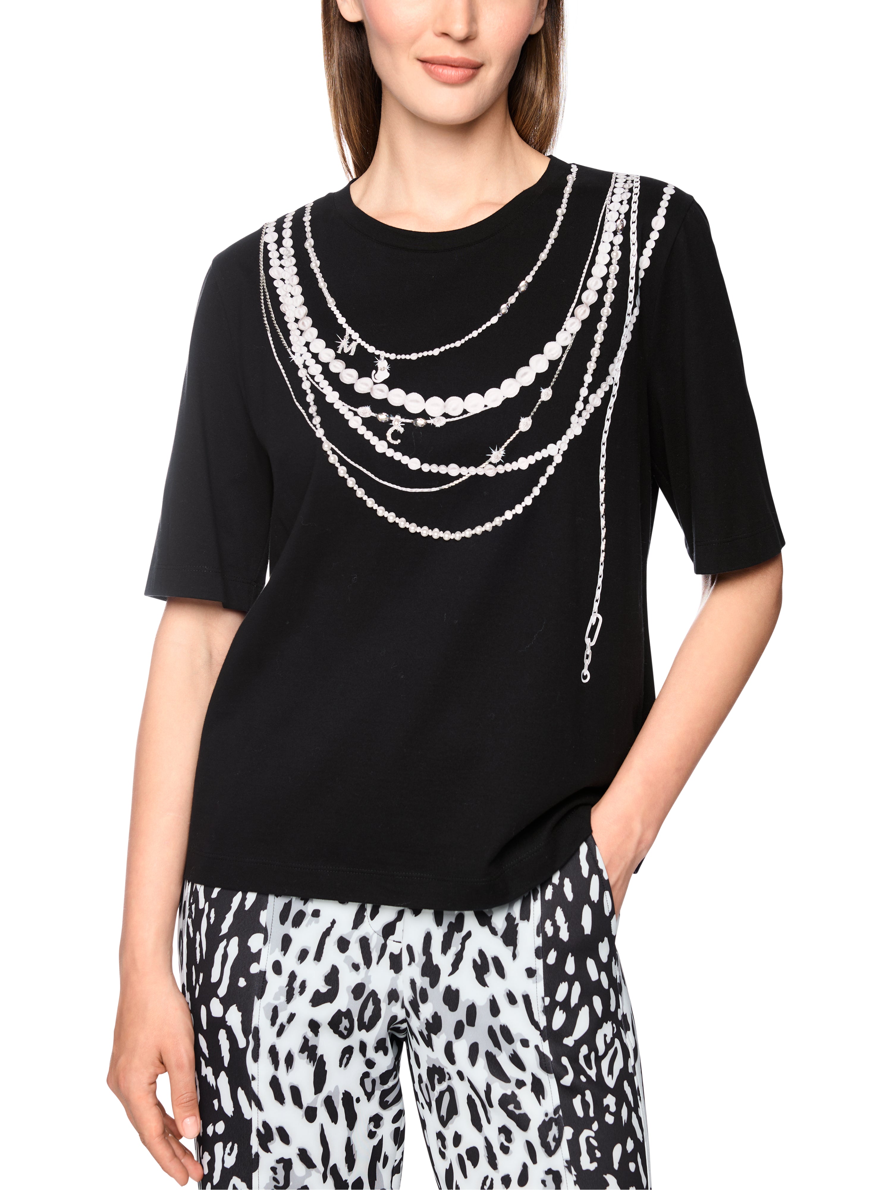 Baumwollshirt mit Aufdruck