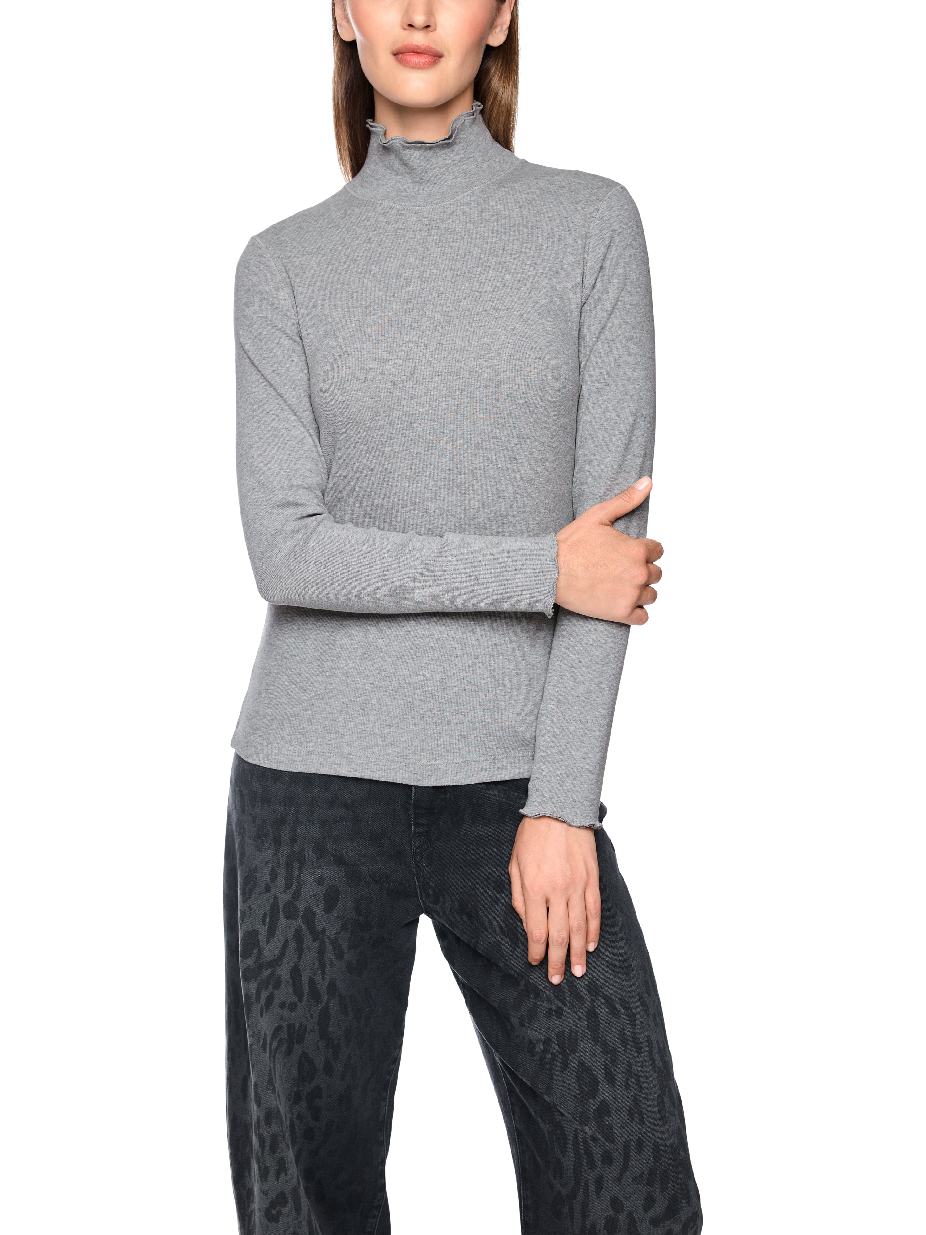 Schmales Rollkragenshirt