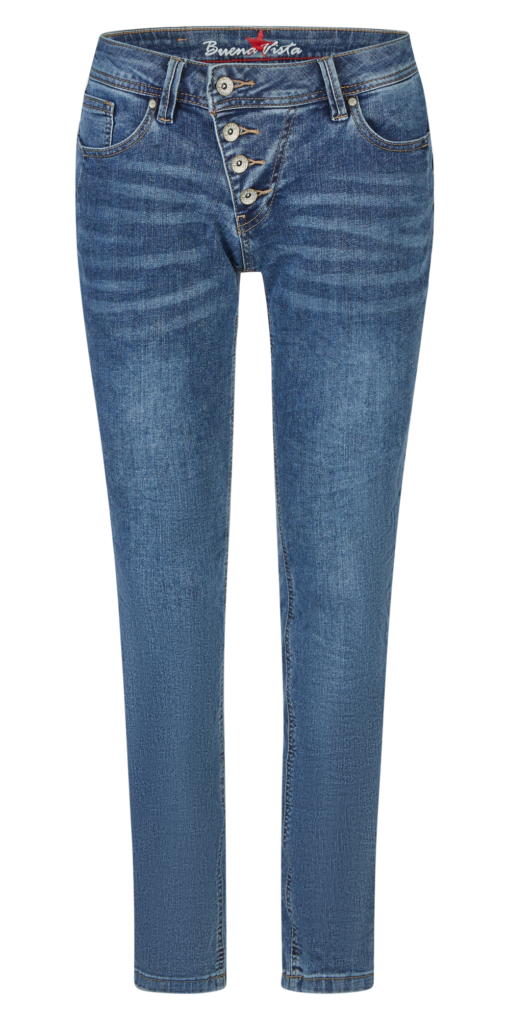 Hose Malibu cropped stretch denim