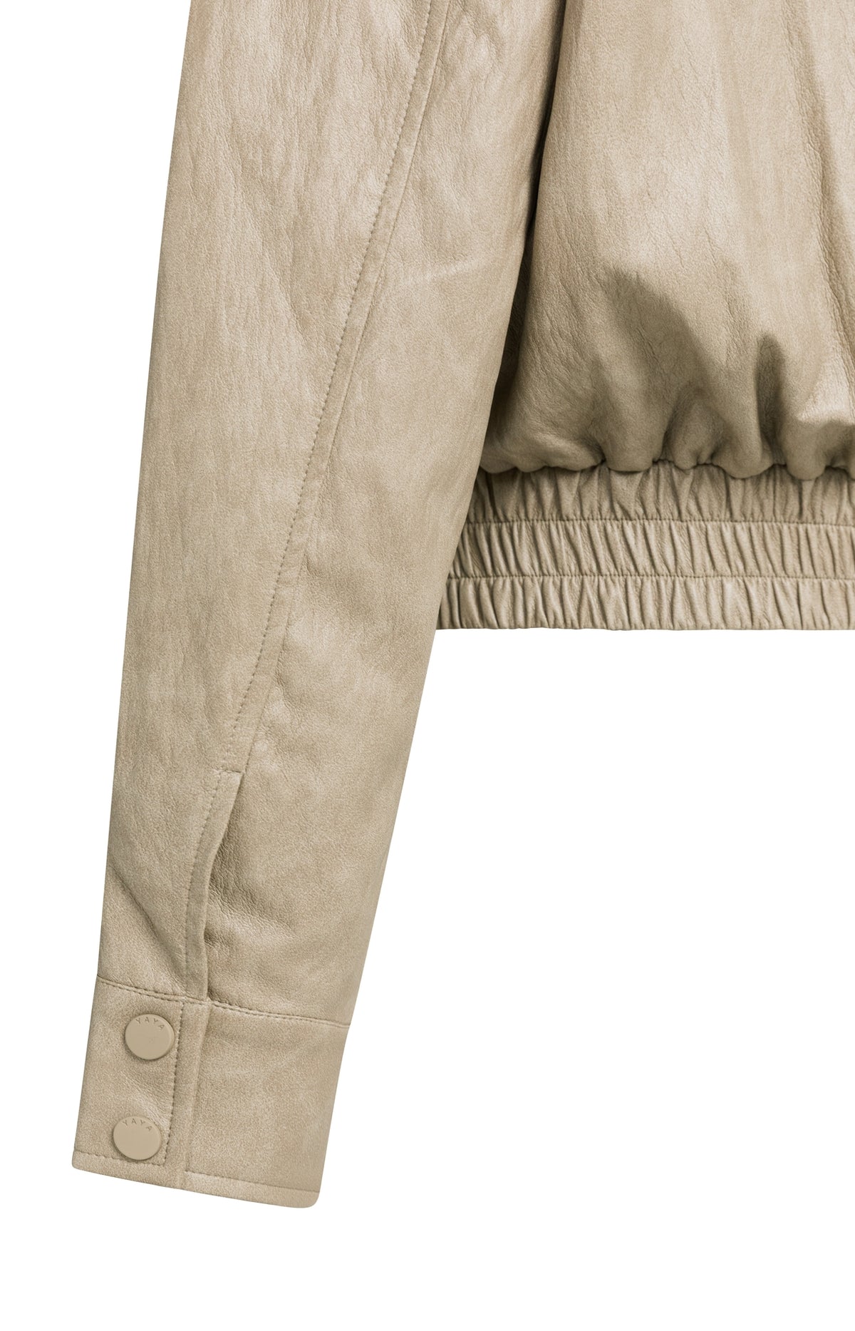 Kurze Jacke aus Kunstleder