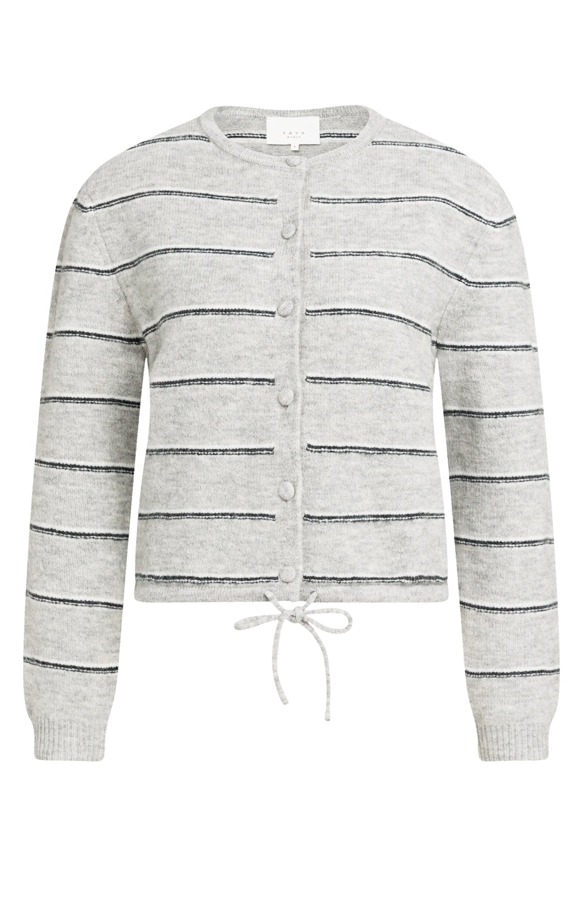 Strick-Cardigan mit Streifen