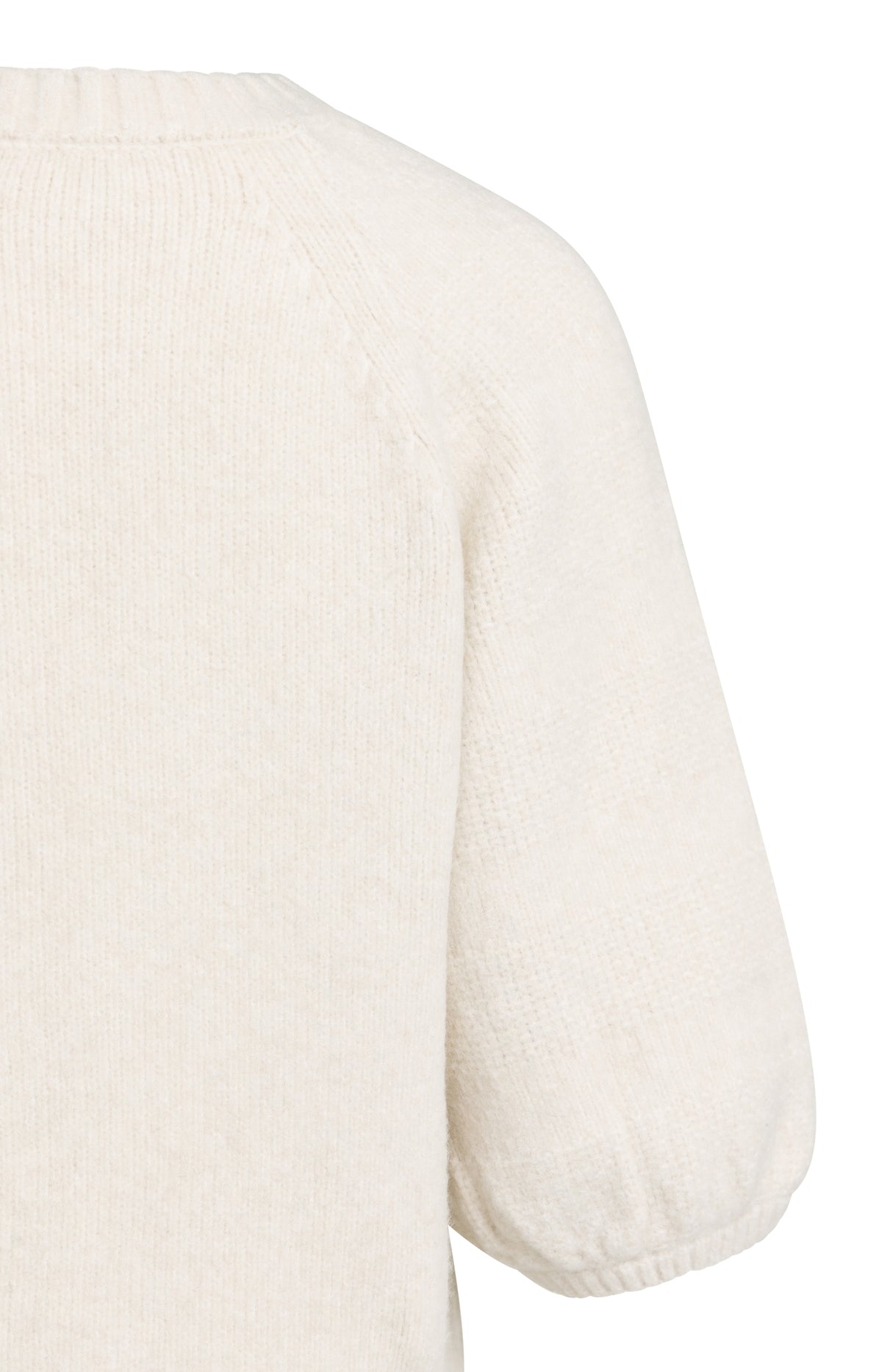 Strickpullover mit Ballonärmeln