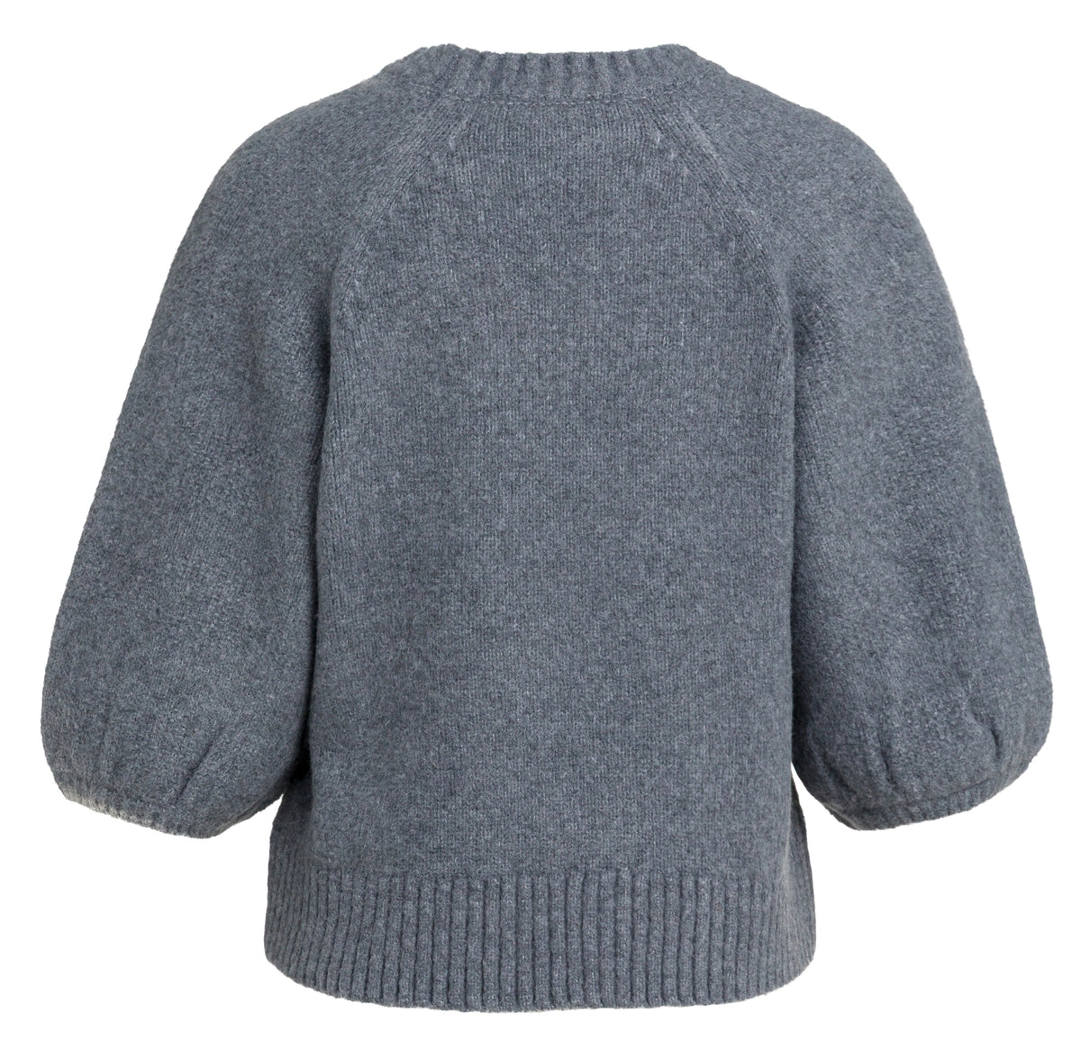 Strickpullover mit Ballonärmeln