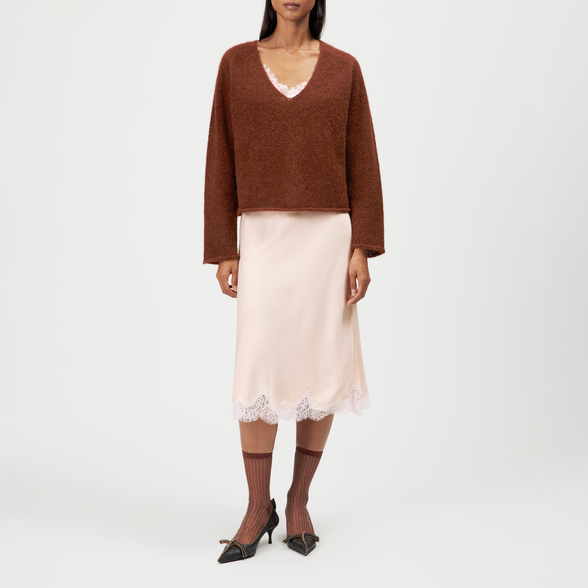 Pullover mit V-Ausschnitt SOMAIJA_2 10