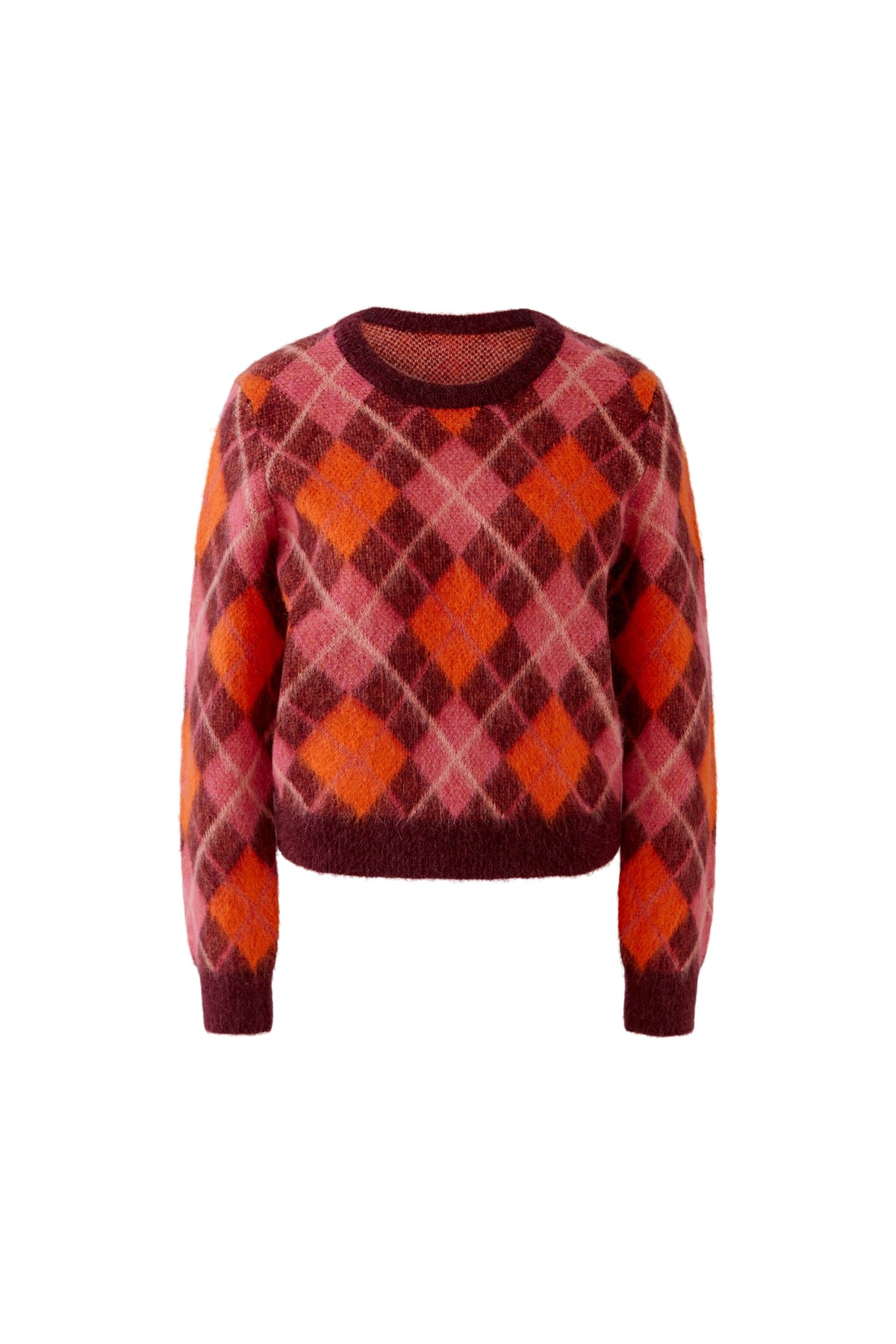 Pullover in expressivem Argyle-Muster