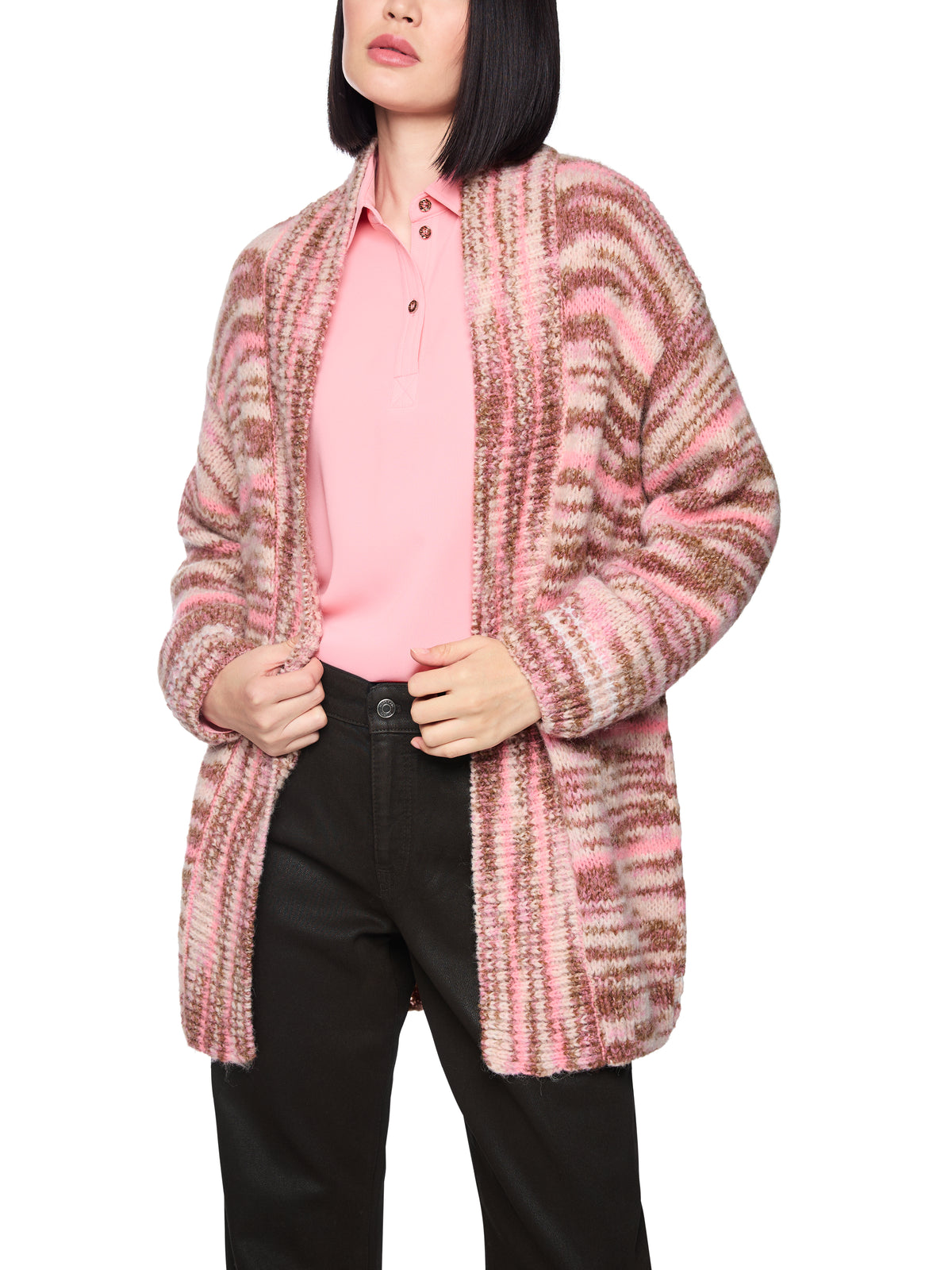 Langer Cardigan Knitted in Germany