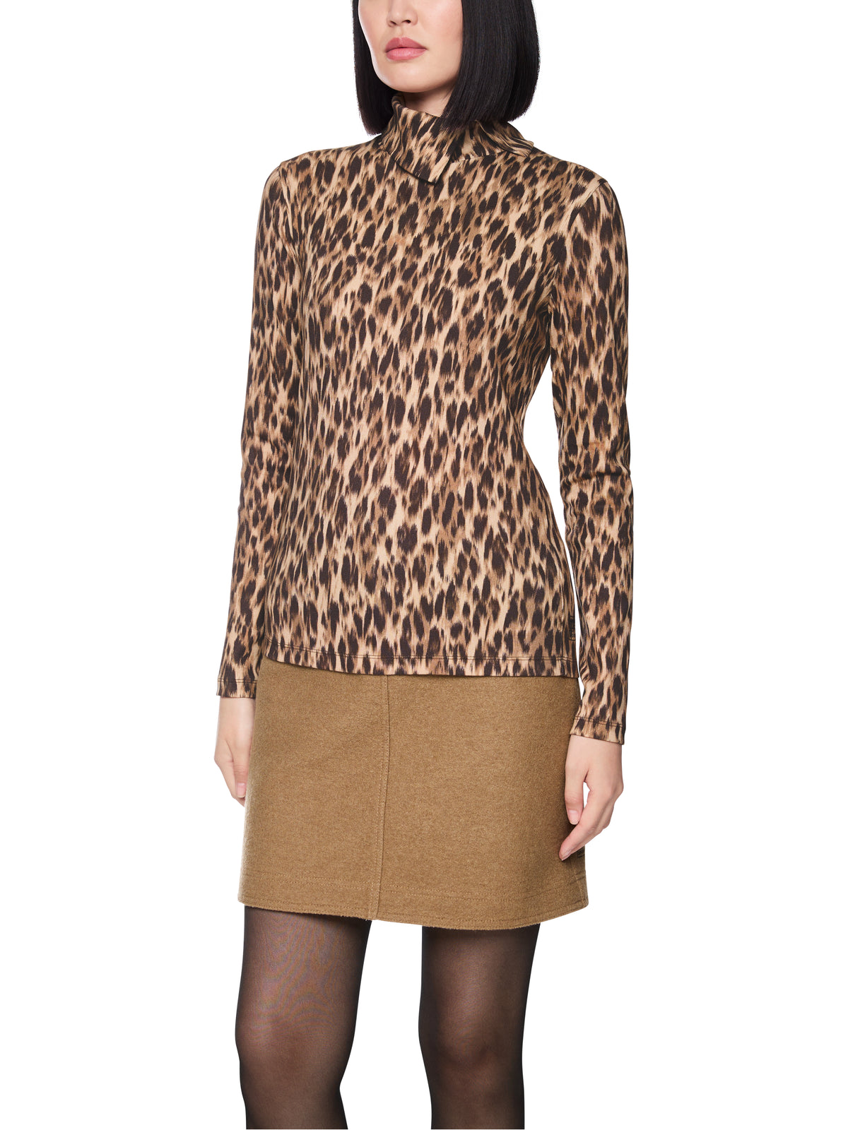 Leo-Langarmshirt mit Rollkragen