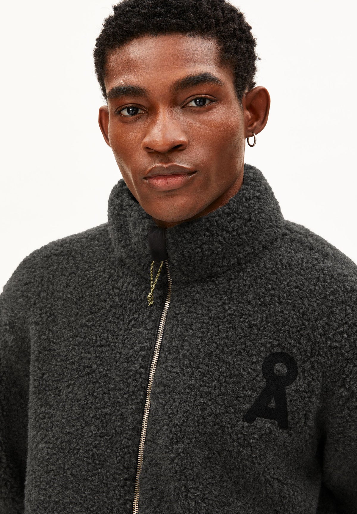 Fleece-Jacke aus Woll-Mix