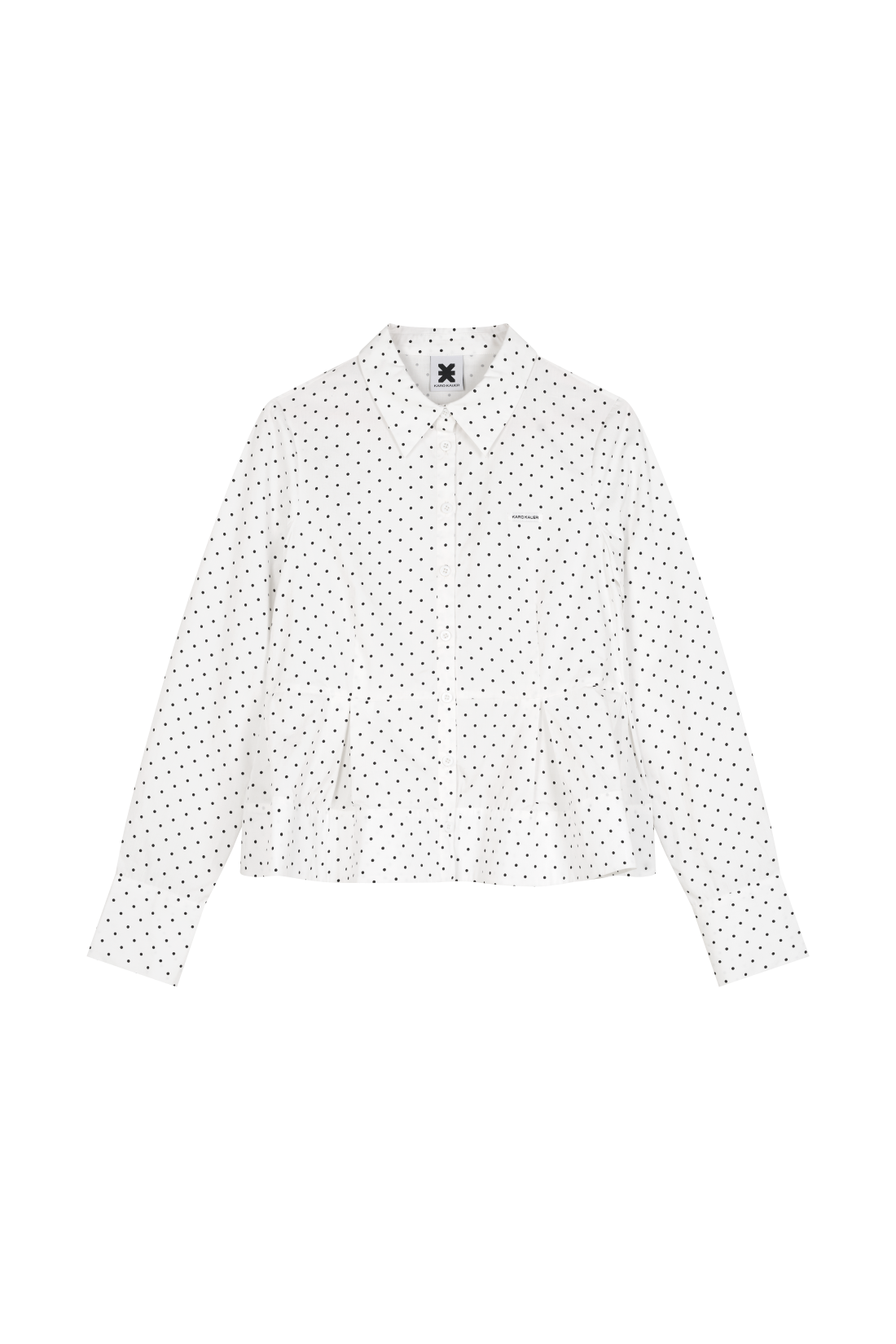 Peplum Blouse Dots
