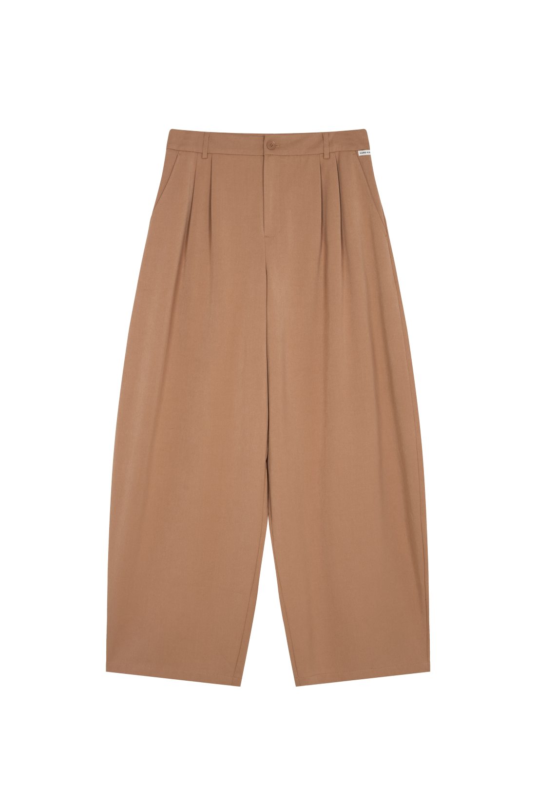Barrel Woven Pants Camel
