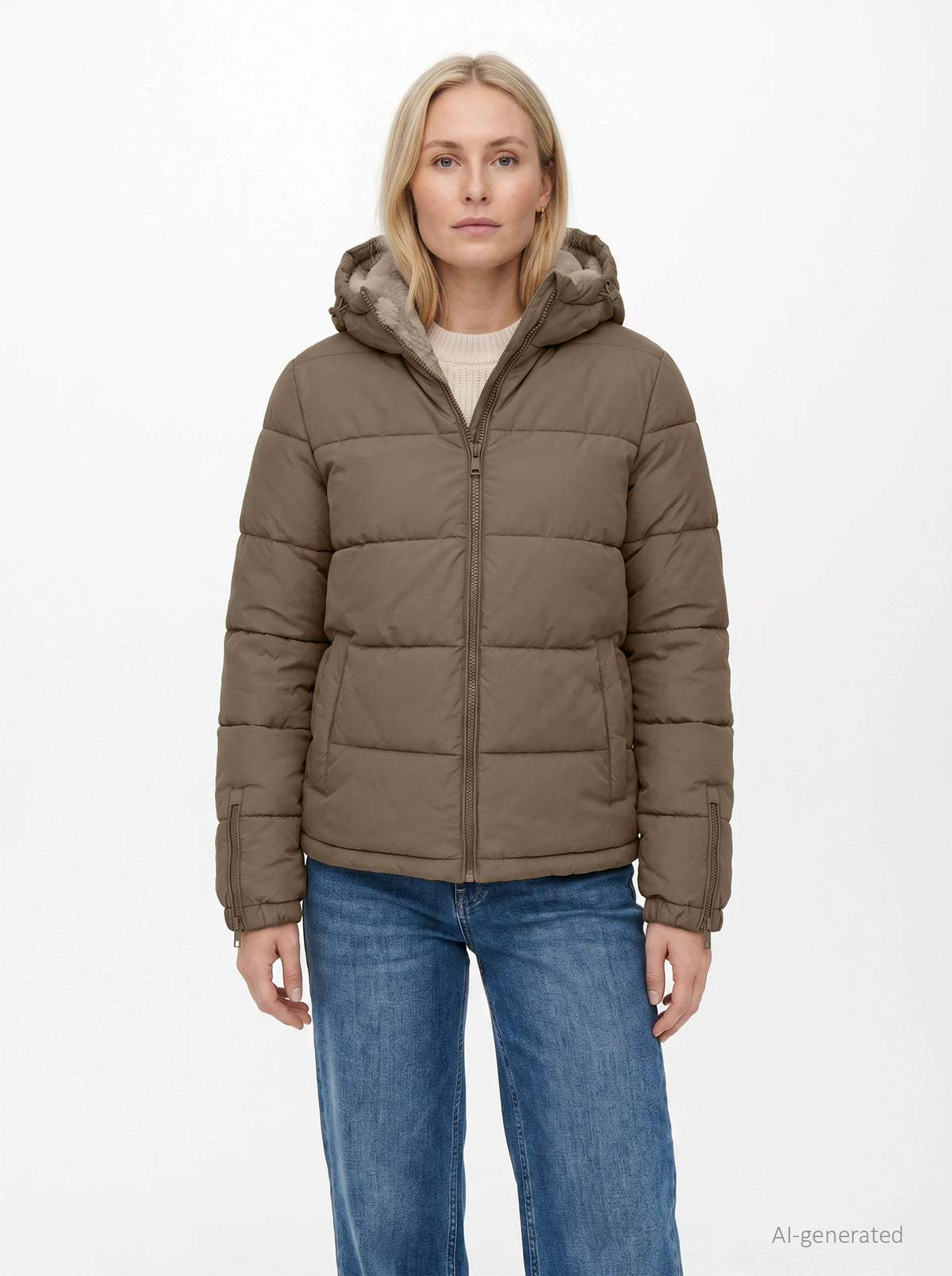 Steppjacke in Farbe Cub - Alana
