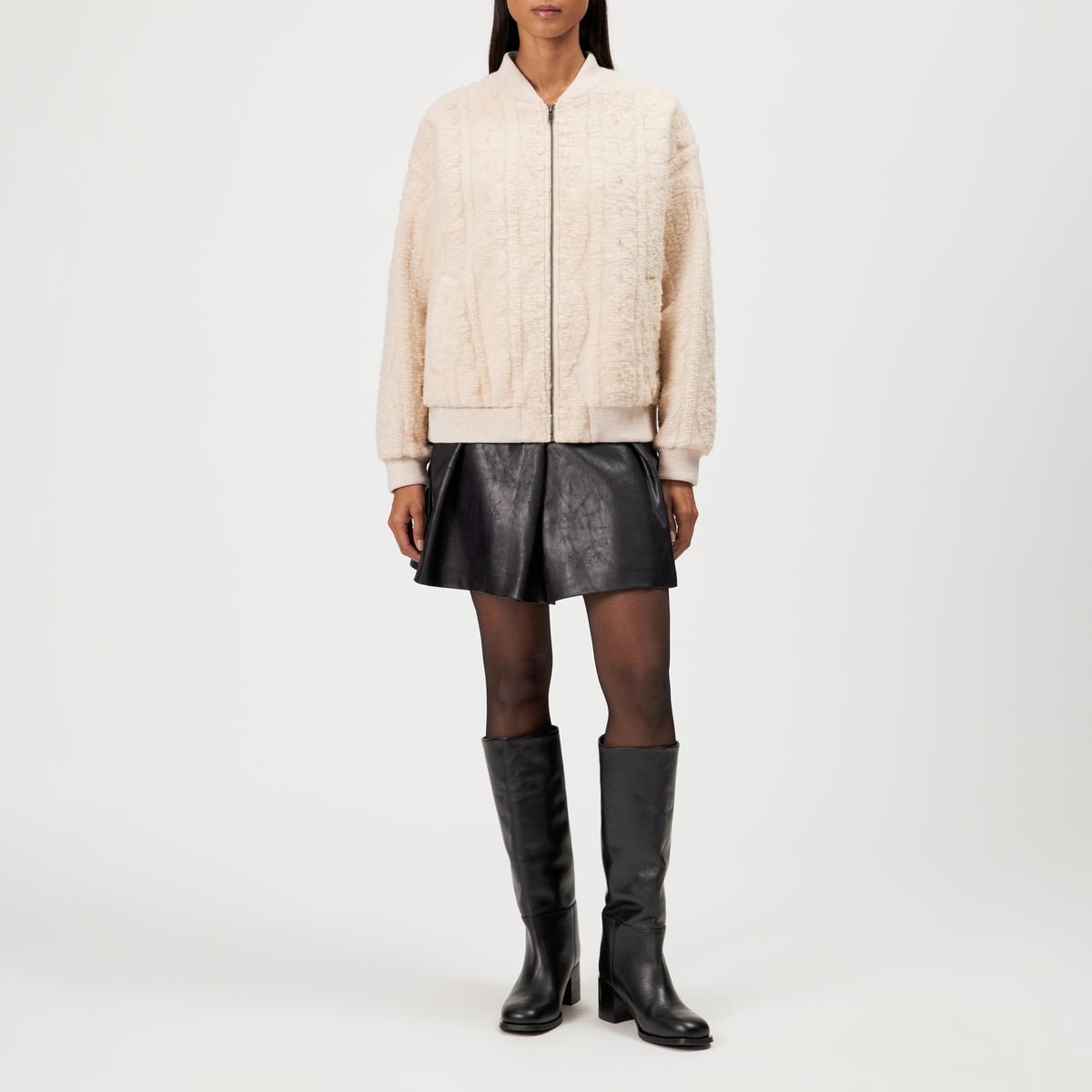 Oversized Fit Bomberjacke in Jersey JANWYN 10
