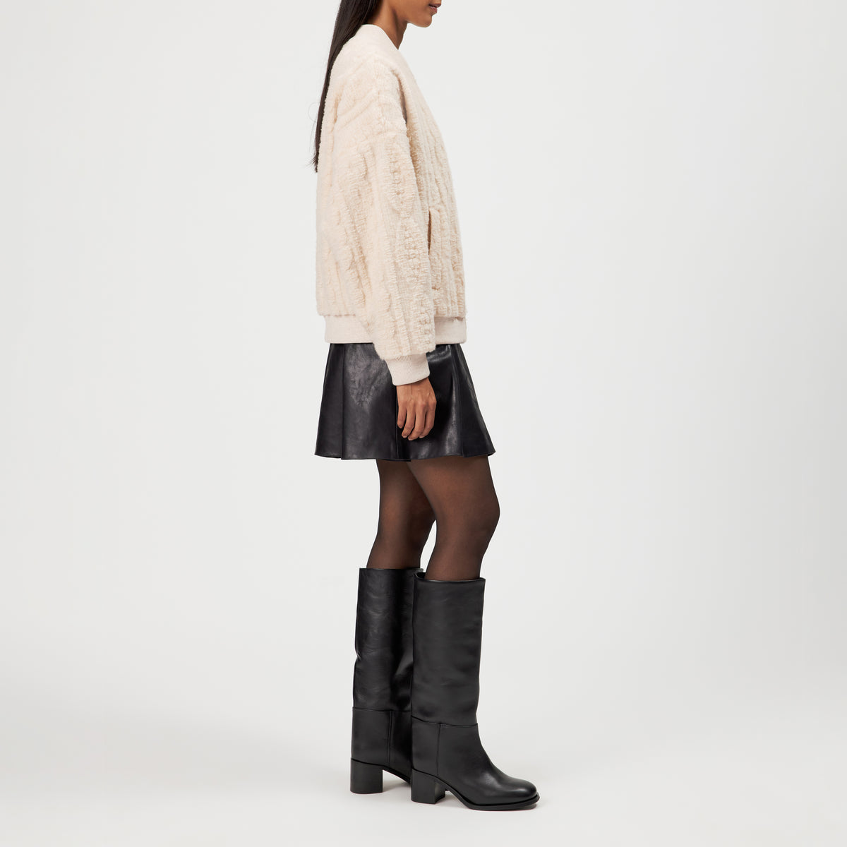 Oversized Fit Bomberjacke in Jersey JANWYN 10