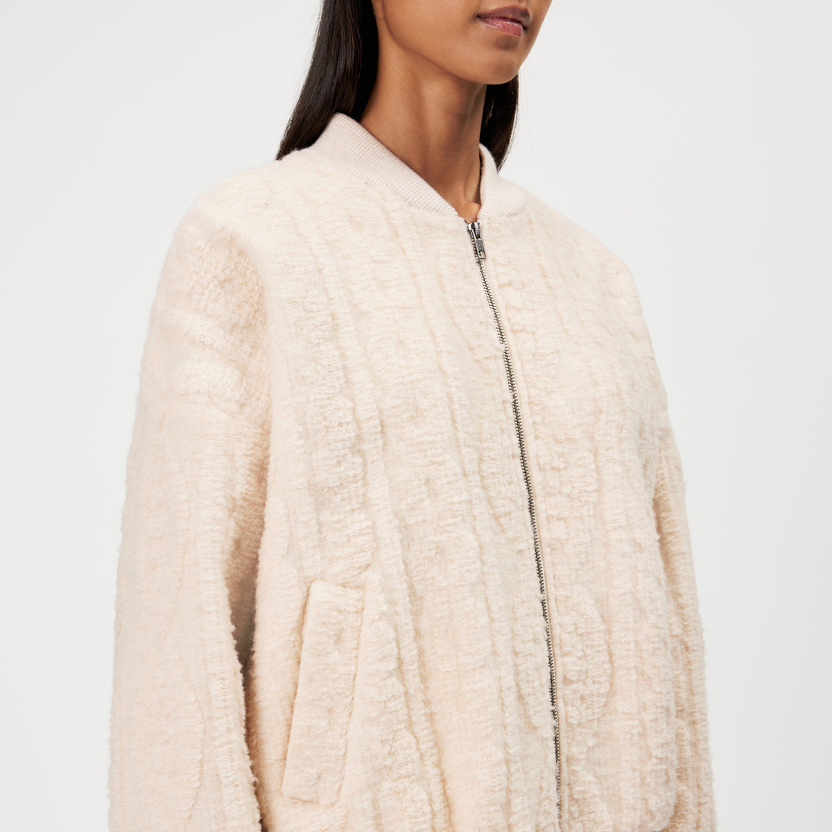 Oversized Fit Bomberjacke in Jersey JANWYN 10