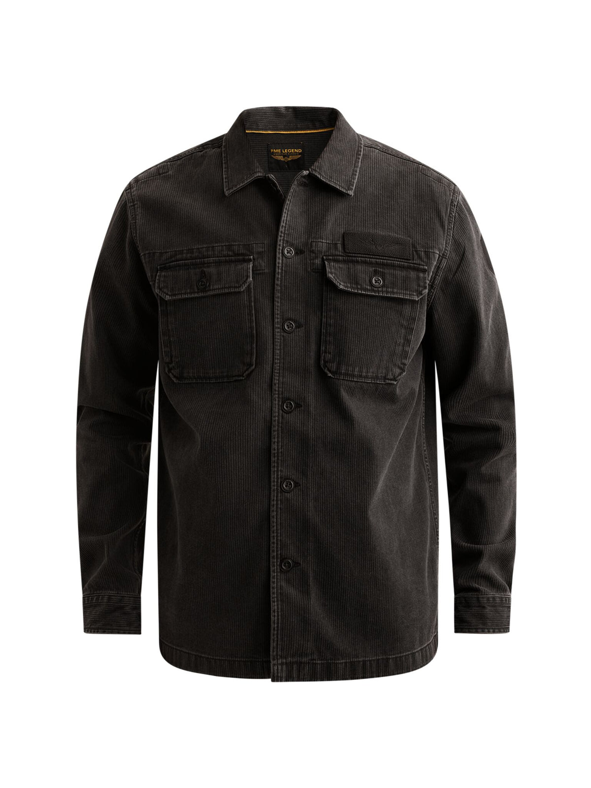 Hemdjacke mit Garment The Pete Bedford Washed