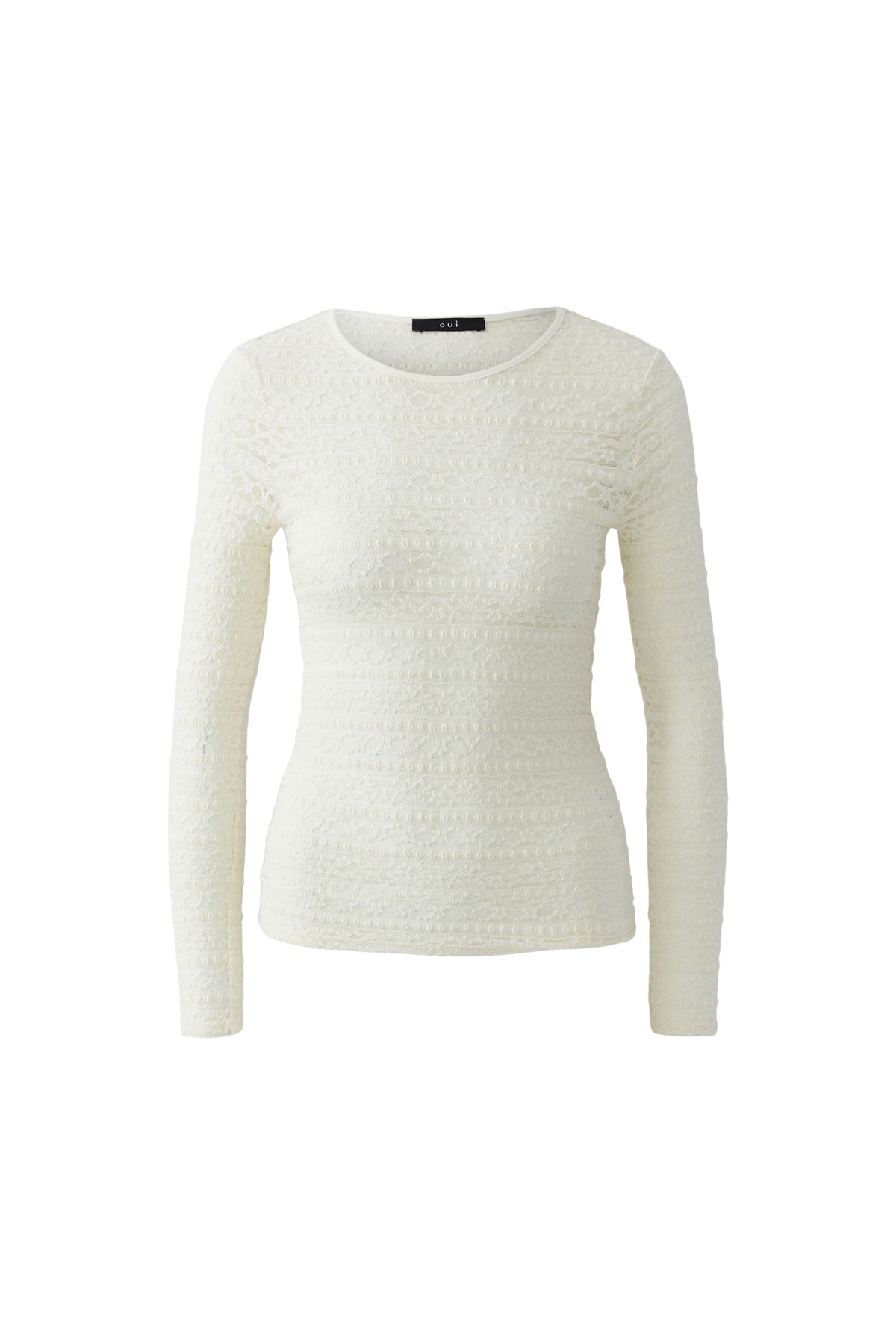 Langarmshirt Spitze