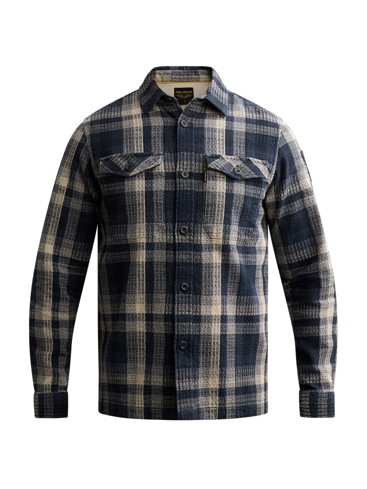 Hemdjacke mit Garngefarbtem Karomuster