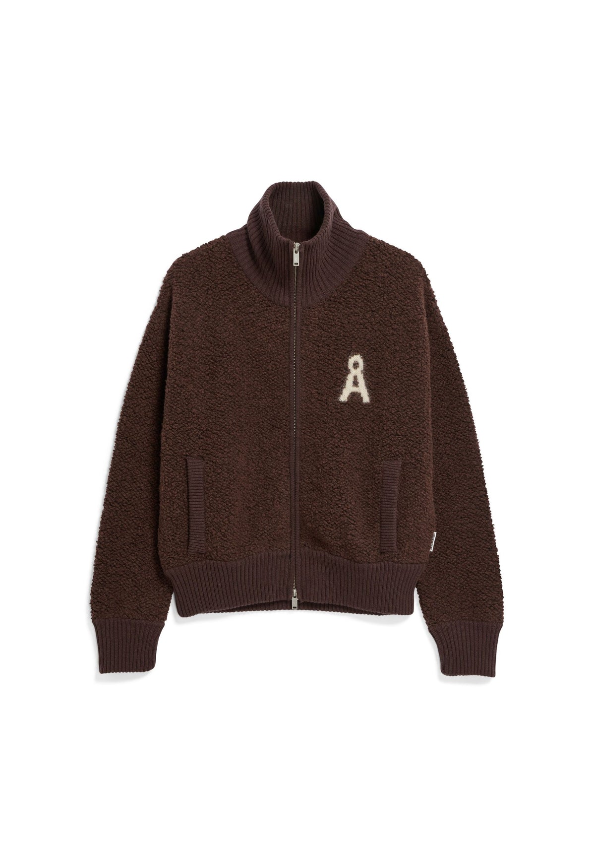 Bouclé-Strickjacke ICONIC Å aus Bio-Woll Mix