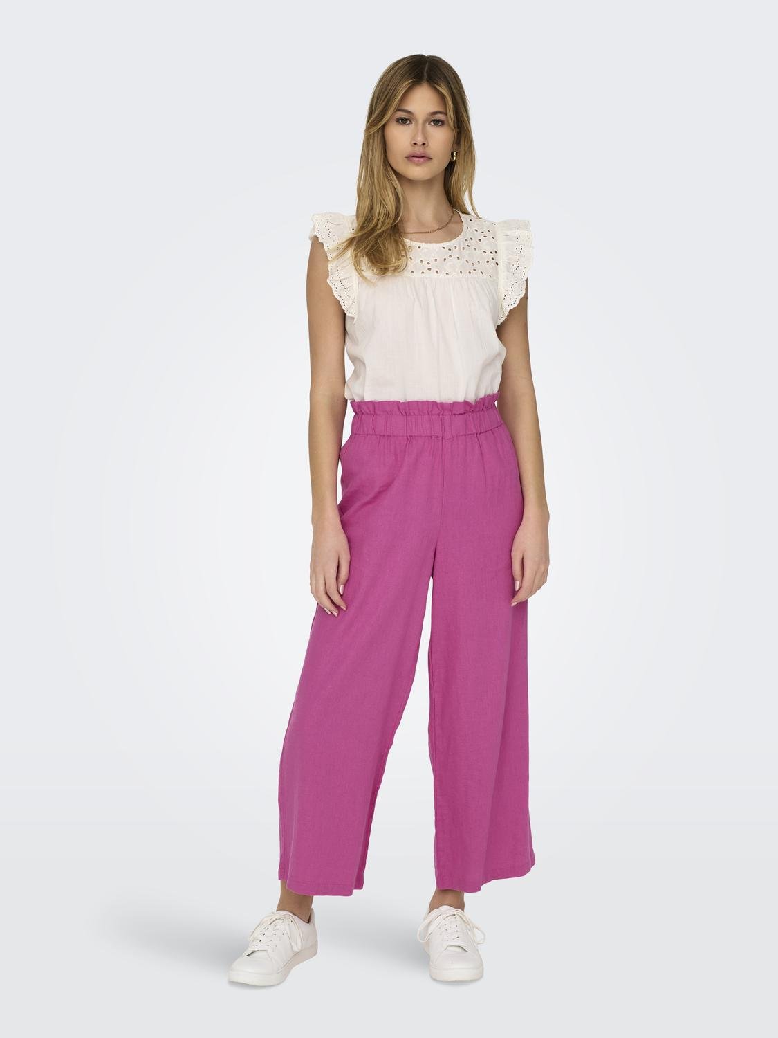 ONLSOLVI-CARO HW LINEN CULOTTE CC PNT