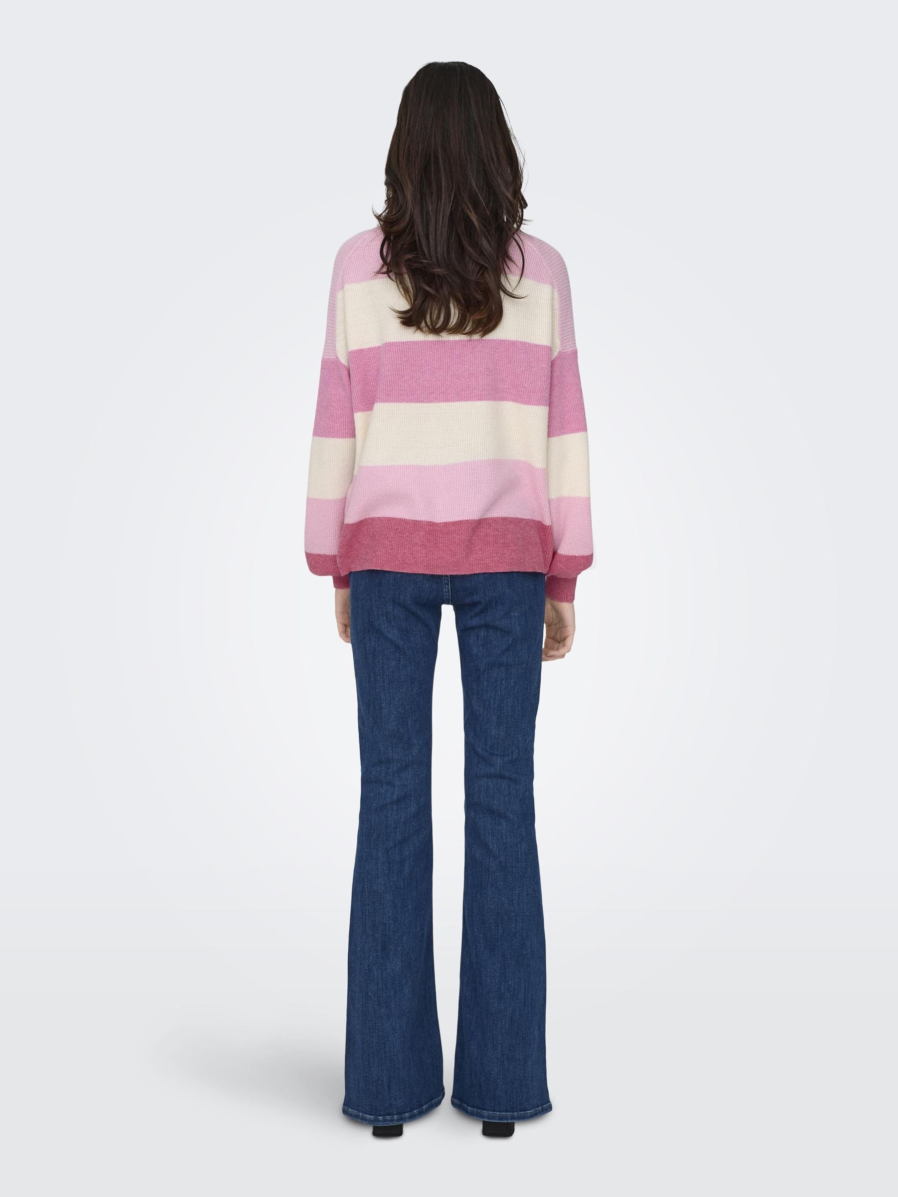 ONLATIA L/S STRIPE PULLOVER KNT NOOS