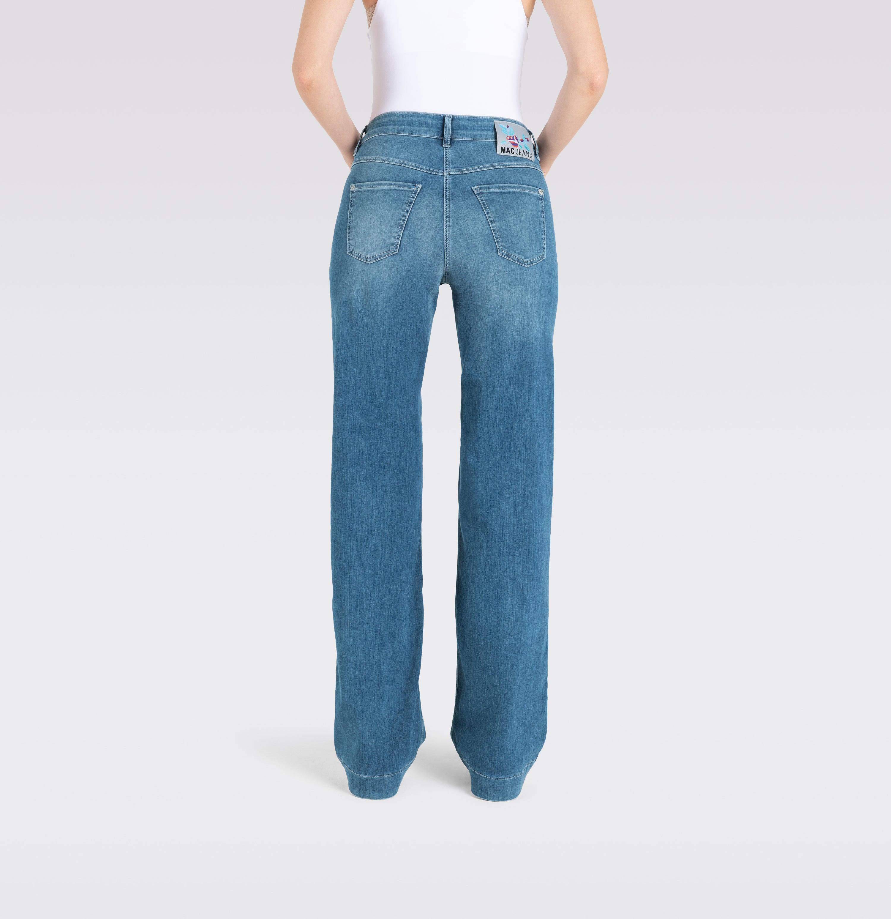 MAC JEANS - DREAM WIDE, DREAM Wonder light Denim