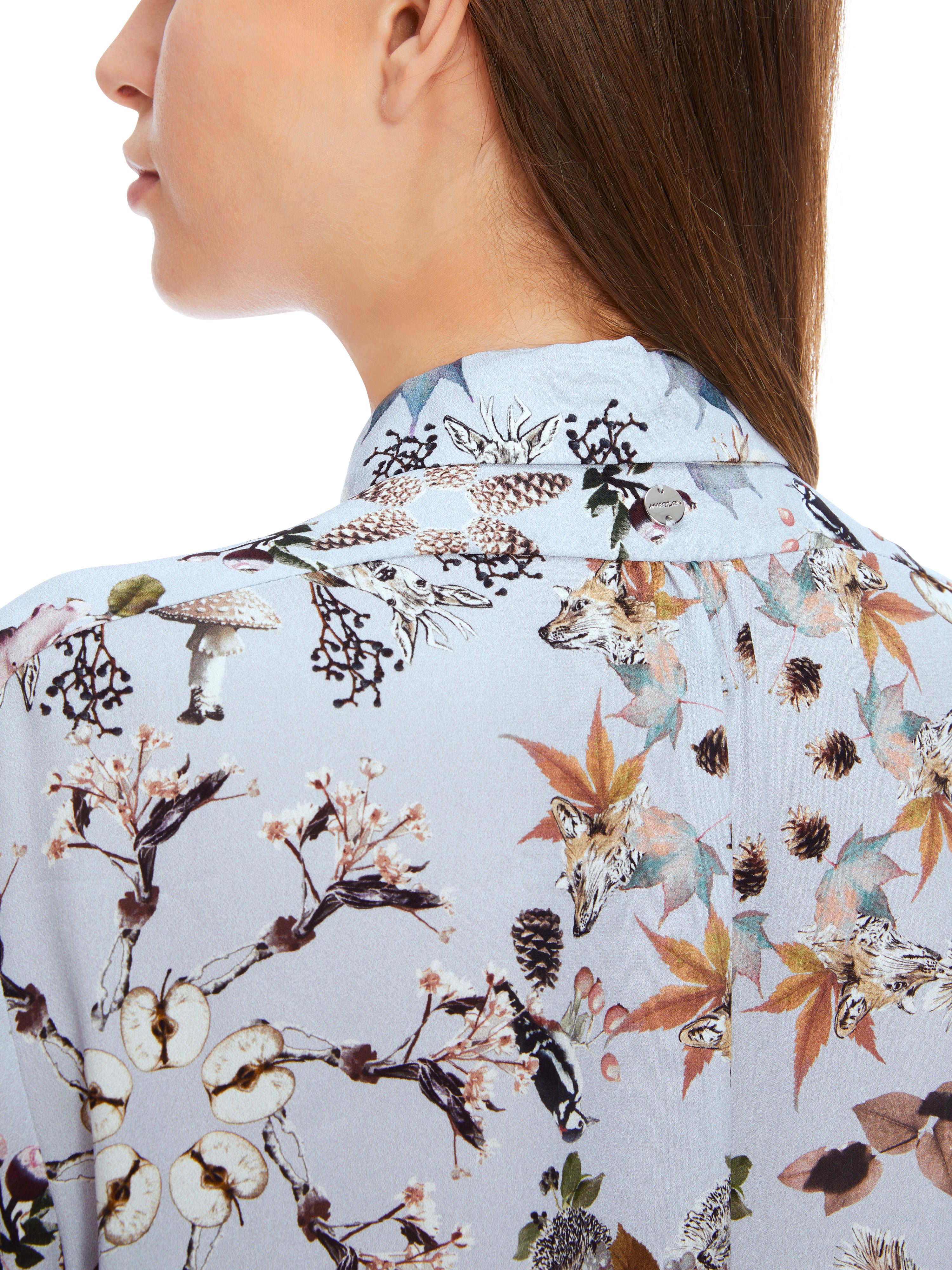 Viskosebluse mit Alloverprint