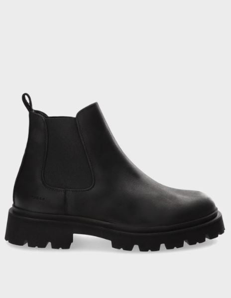 Copenhagen CPH128M Chelsea Boots waxed nabuc black