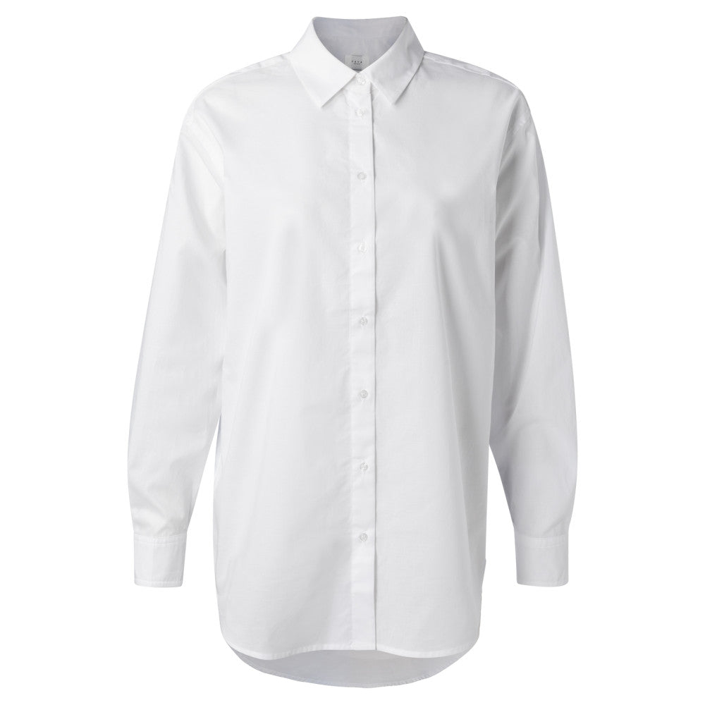 Oversized poplin shirt