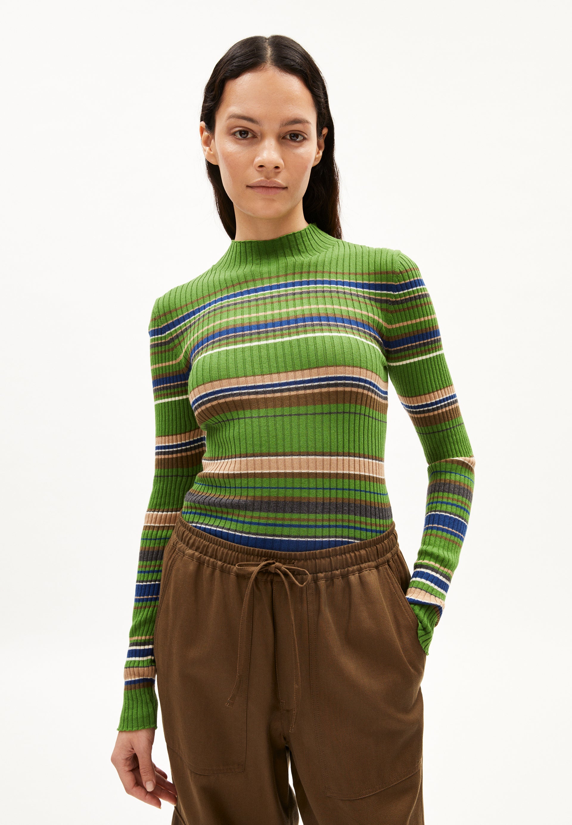 ALAANIA NEW STRIPES Strick Pullover Streifen