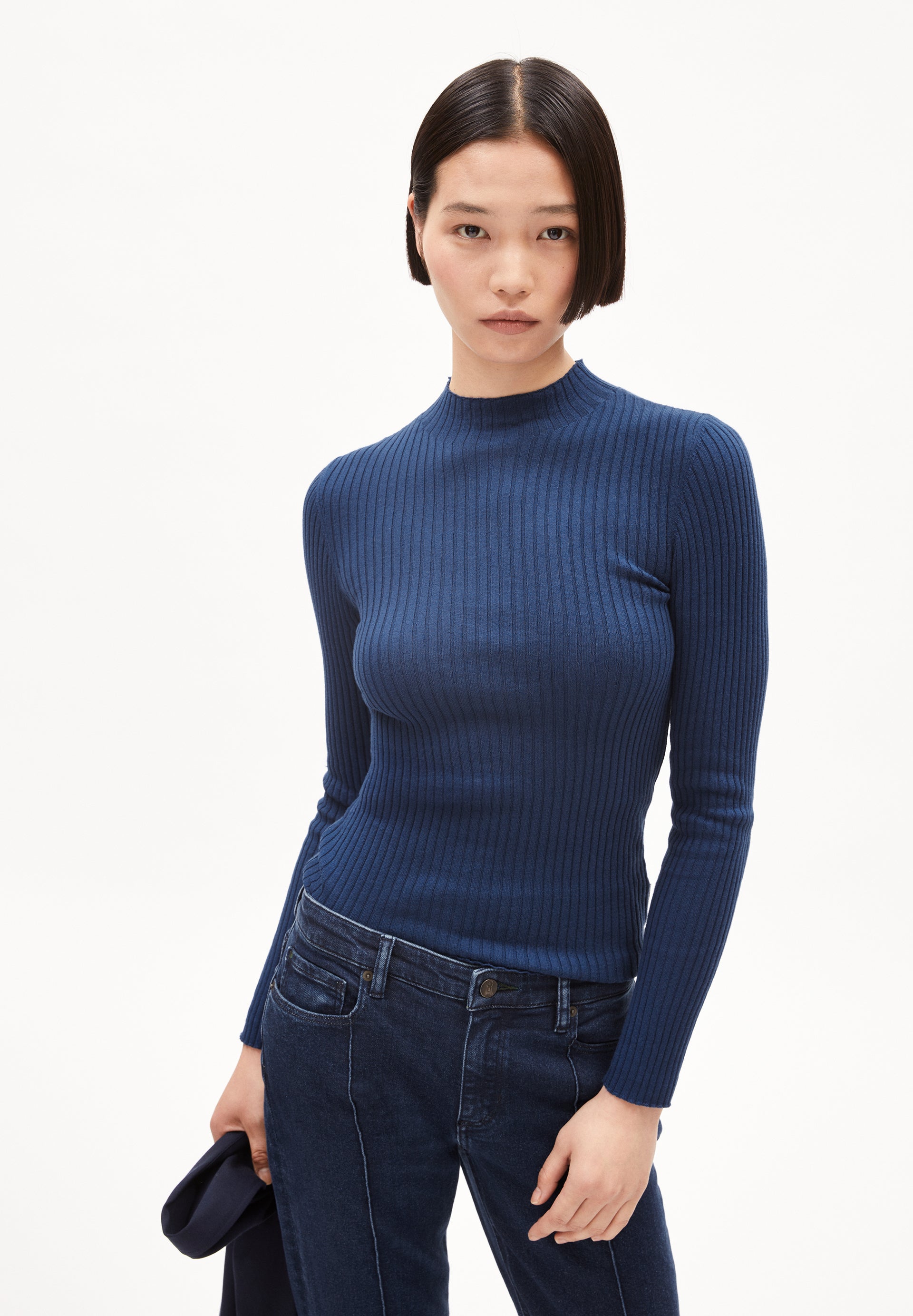 ALAANIA Strick Pullover Solid