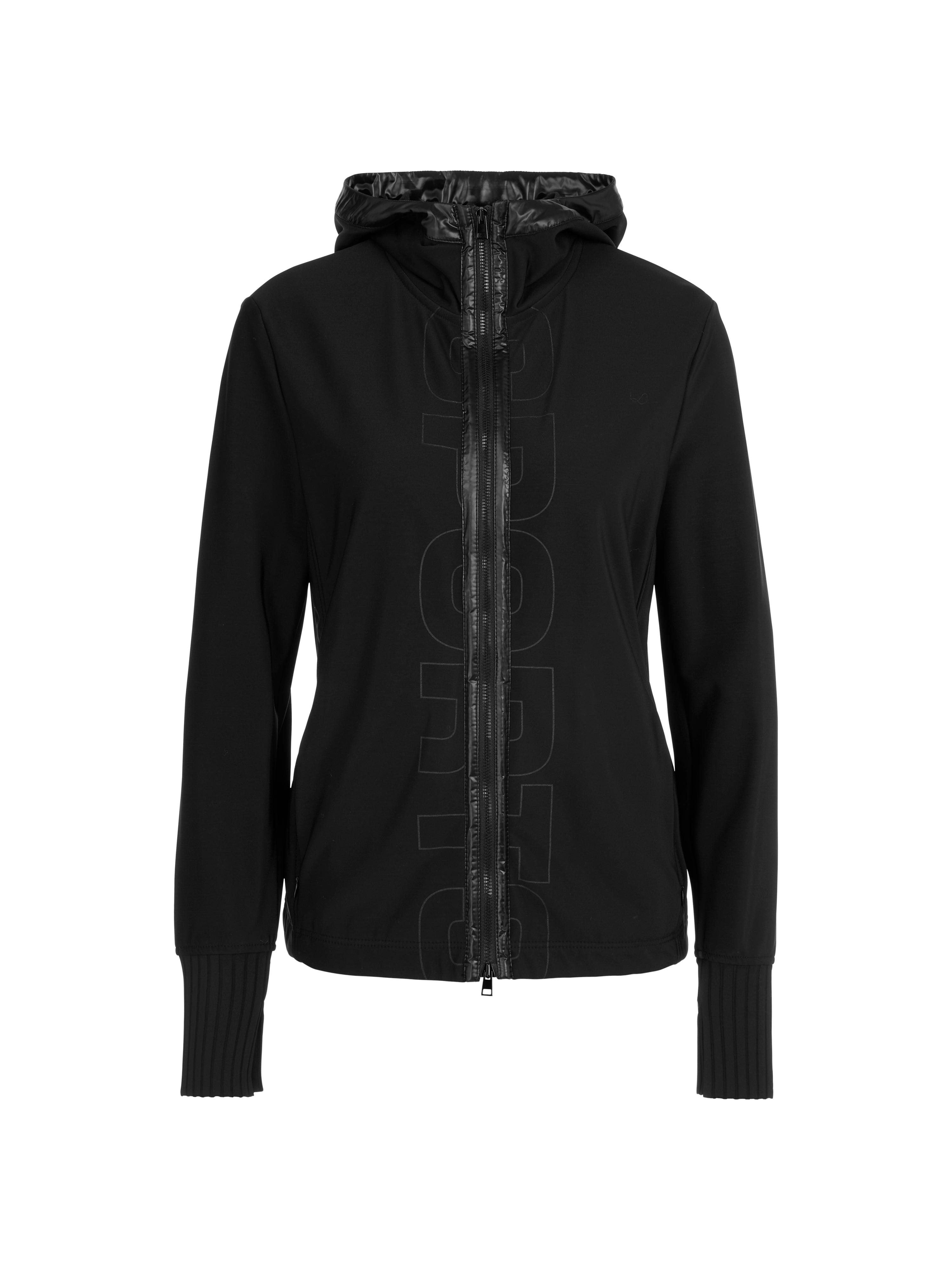 Kapuzenjacke mit Sports-Schriftzug