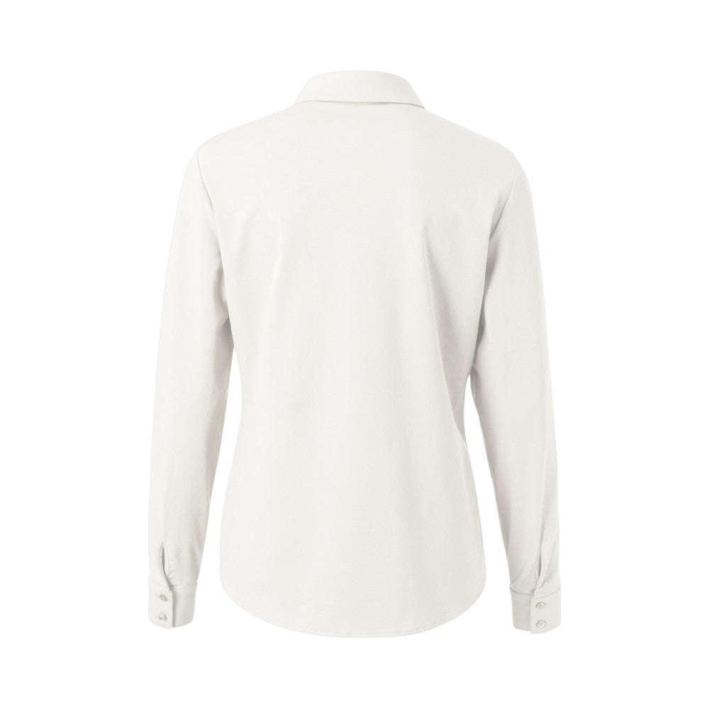 Yaya Bluse Jersey cotton blend shirt