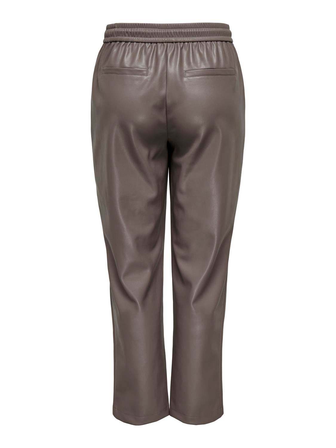 ONLHERO MW FAUX LEATHER PULL-UP PANT PNT