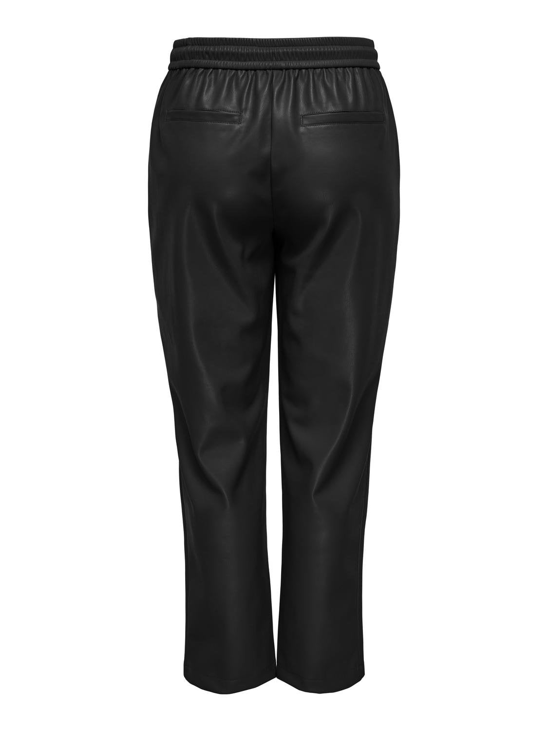 ONLHERO MW FAUX LEATHER PULL-UP PANT PNT