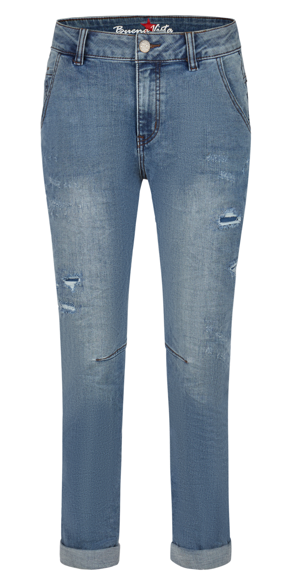 Aida cropped stretch denim