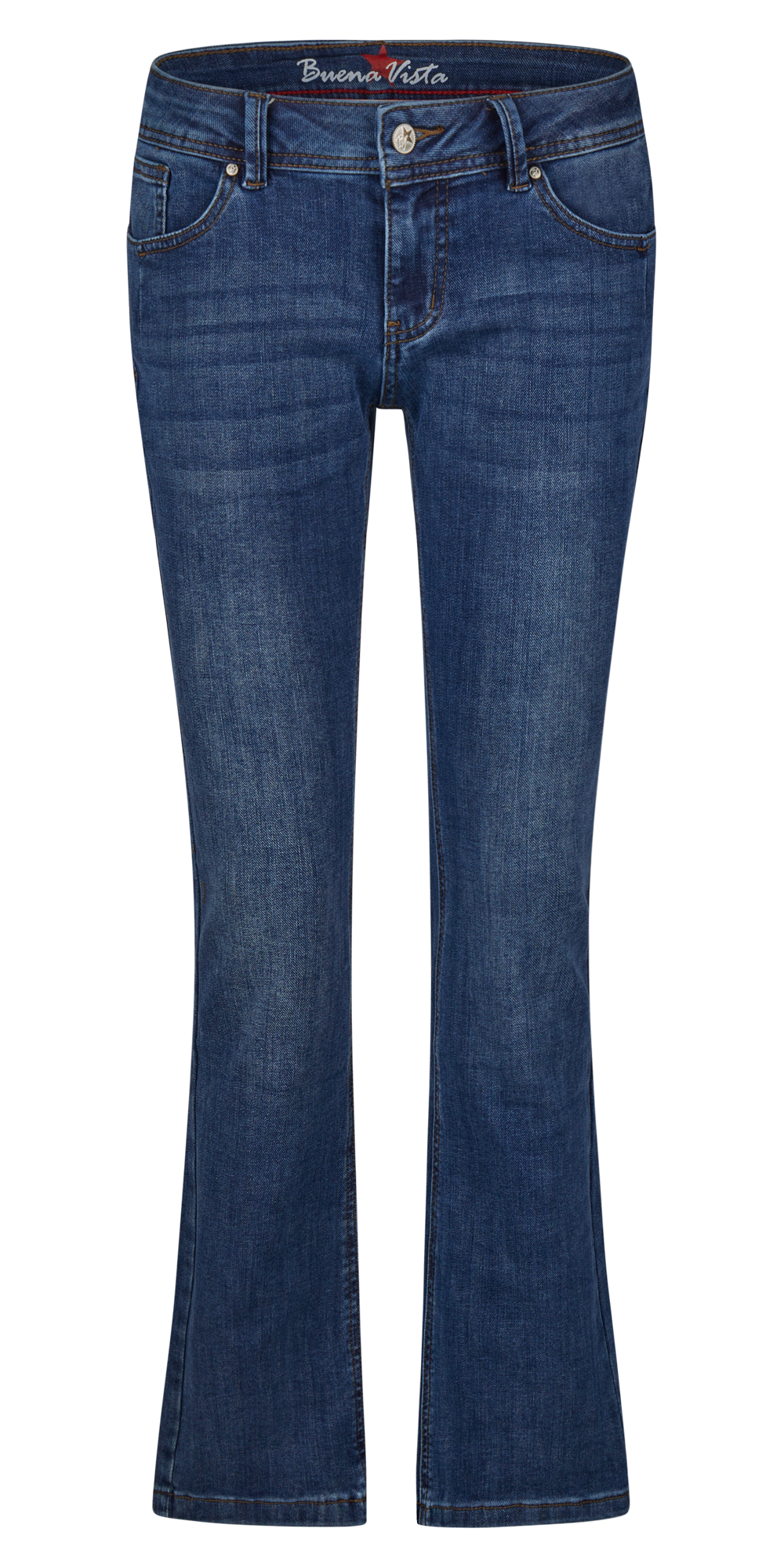 Malibu-Zip Bootcut stretch denim