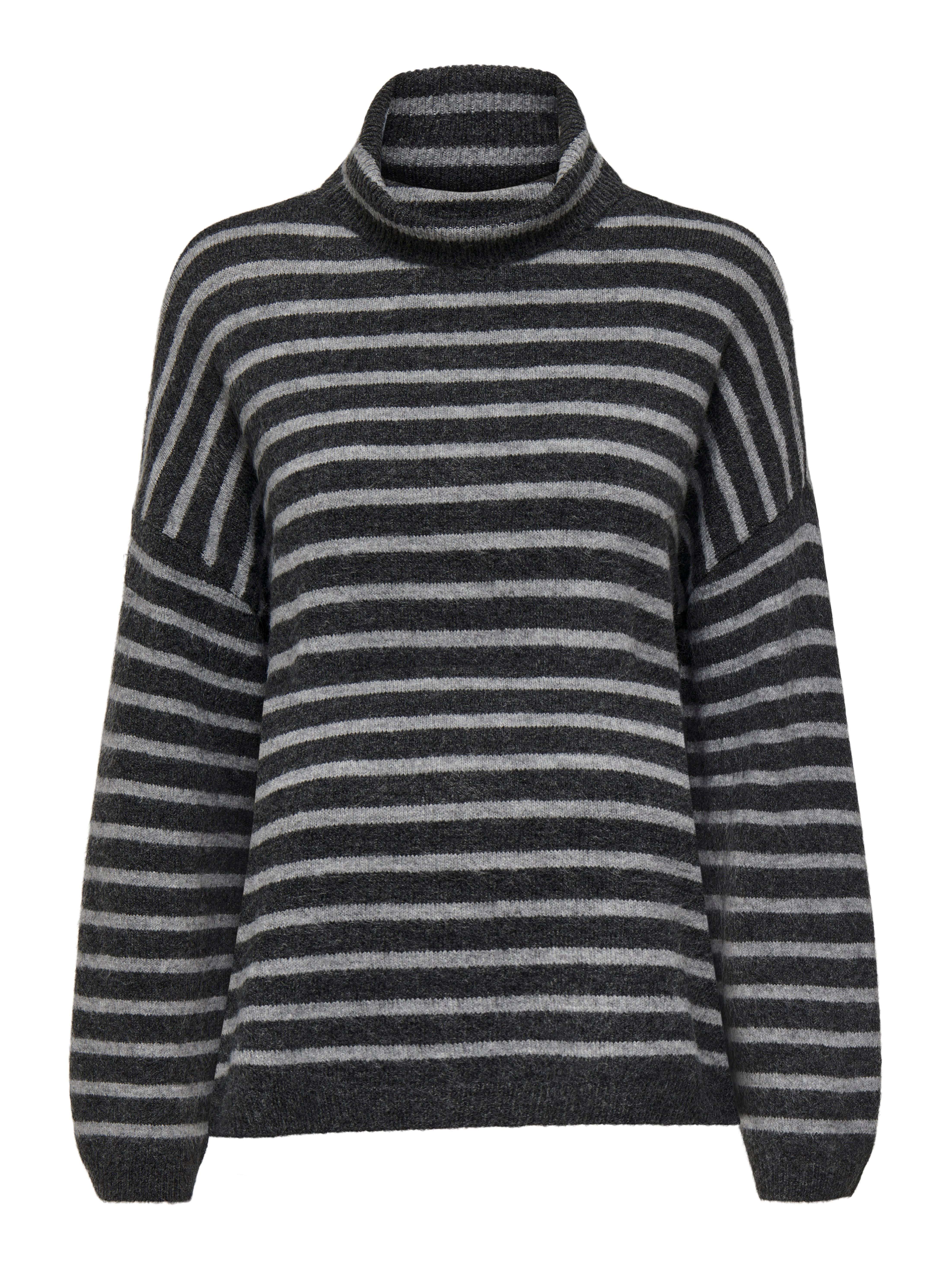 ONLTALIO LS STRIPE ROLLNECK BF KNT