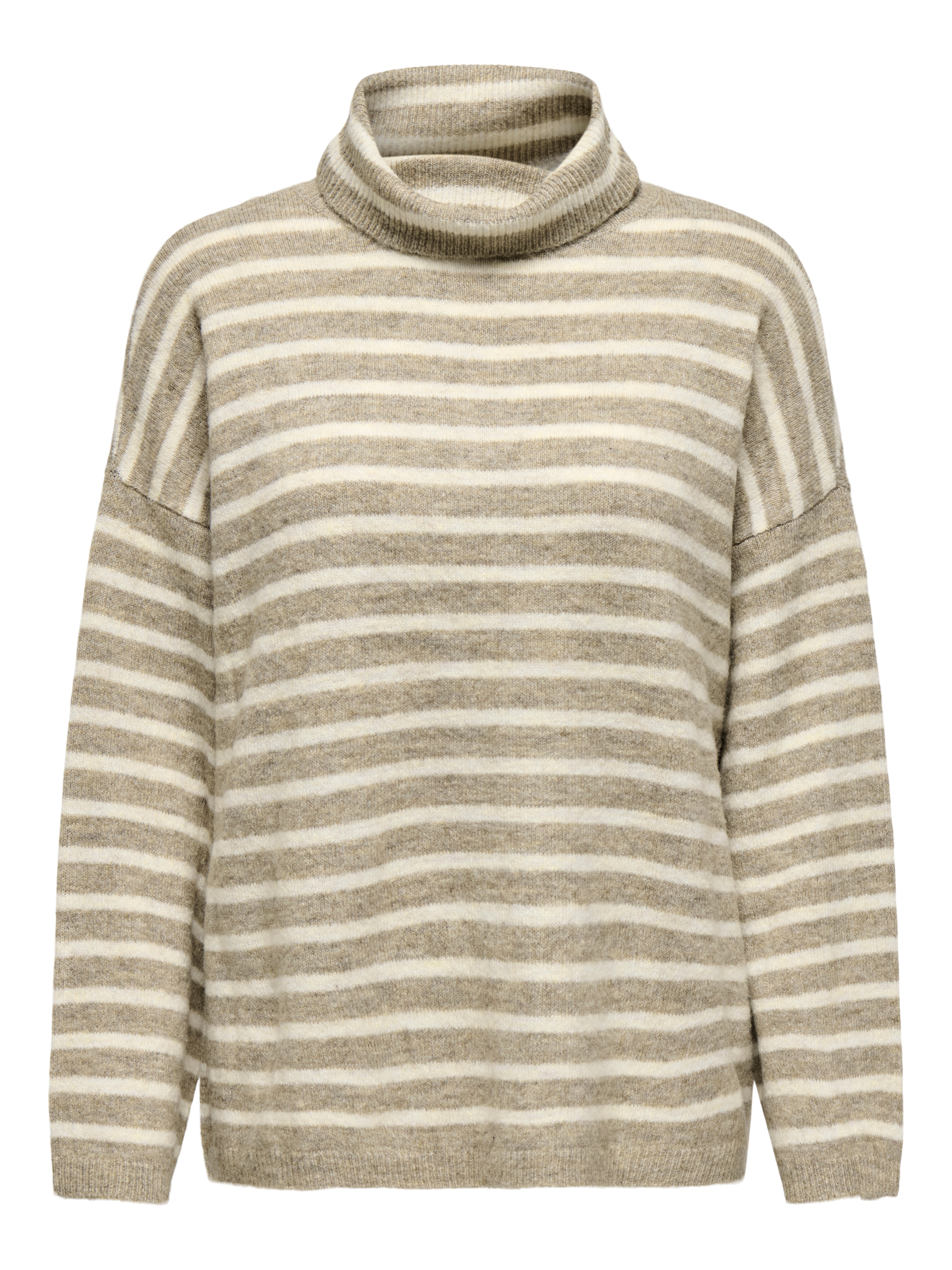 ONLTALIO LS STRIPE ROLLNECK BF KNT