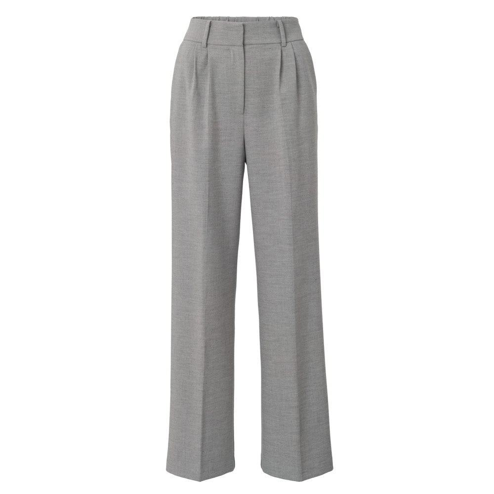 Woven wide leg trousers with p