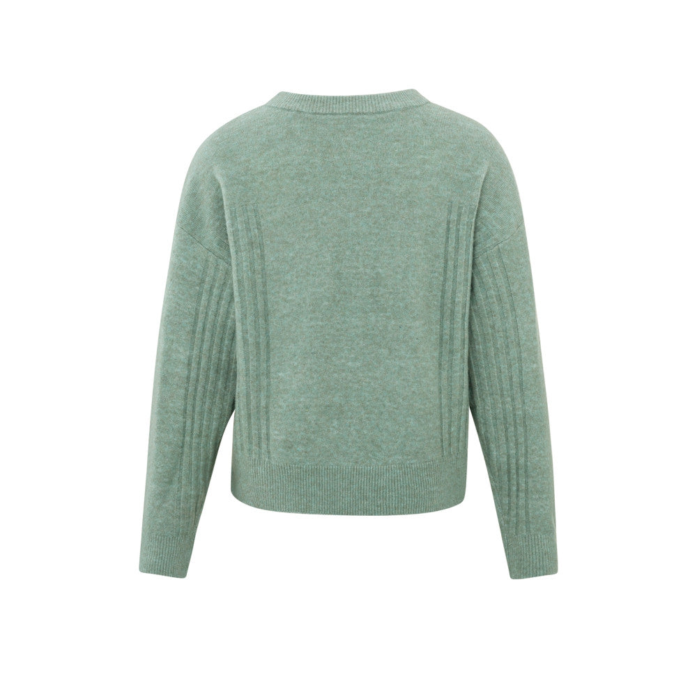 Sweater with rib detail