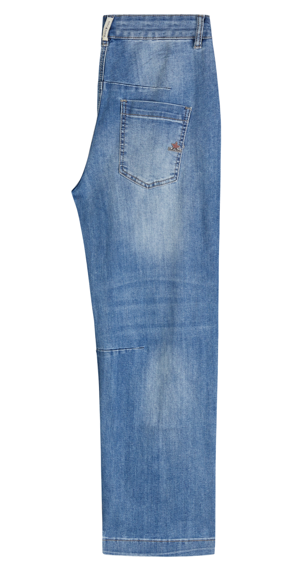 Barrel stretch denim