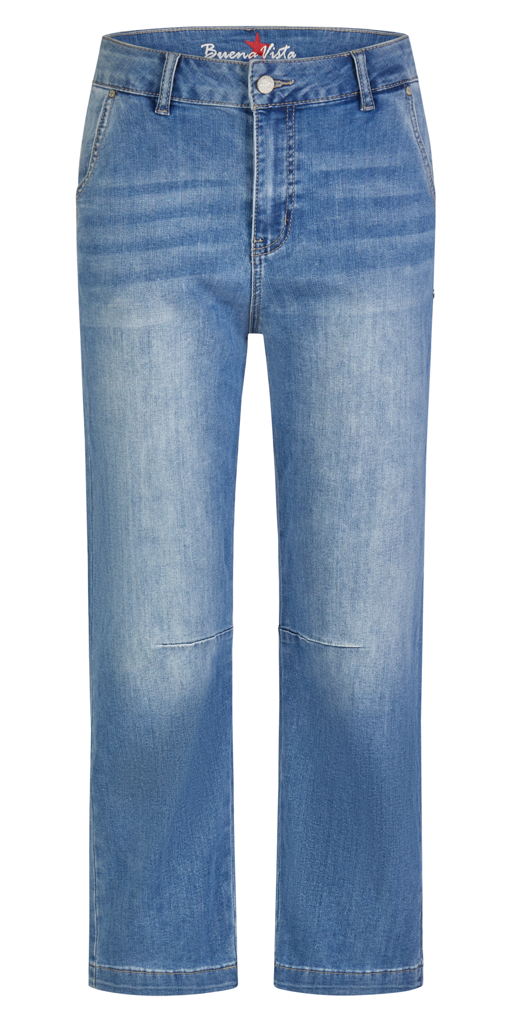 Barrel stretch denim