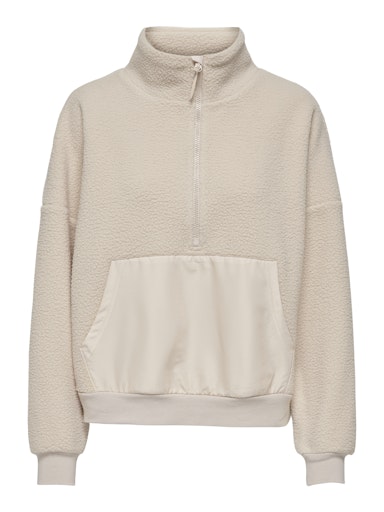 ONLLIA LIFE L/S HALF ZIP TEDDY SWT