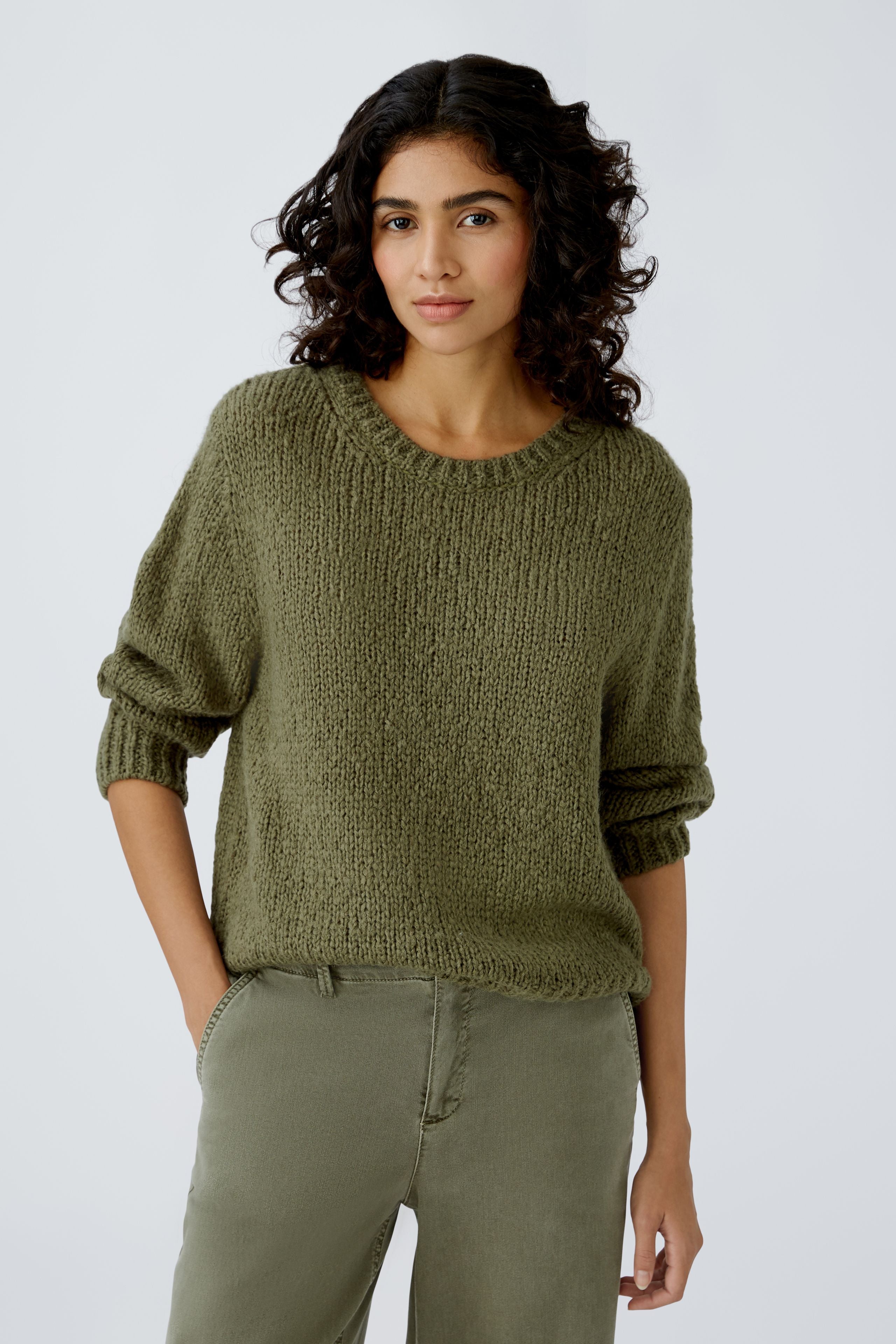 Pullover mit Wolle und Mohair