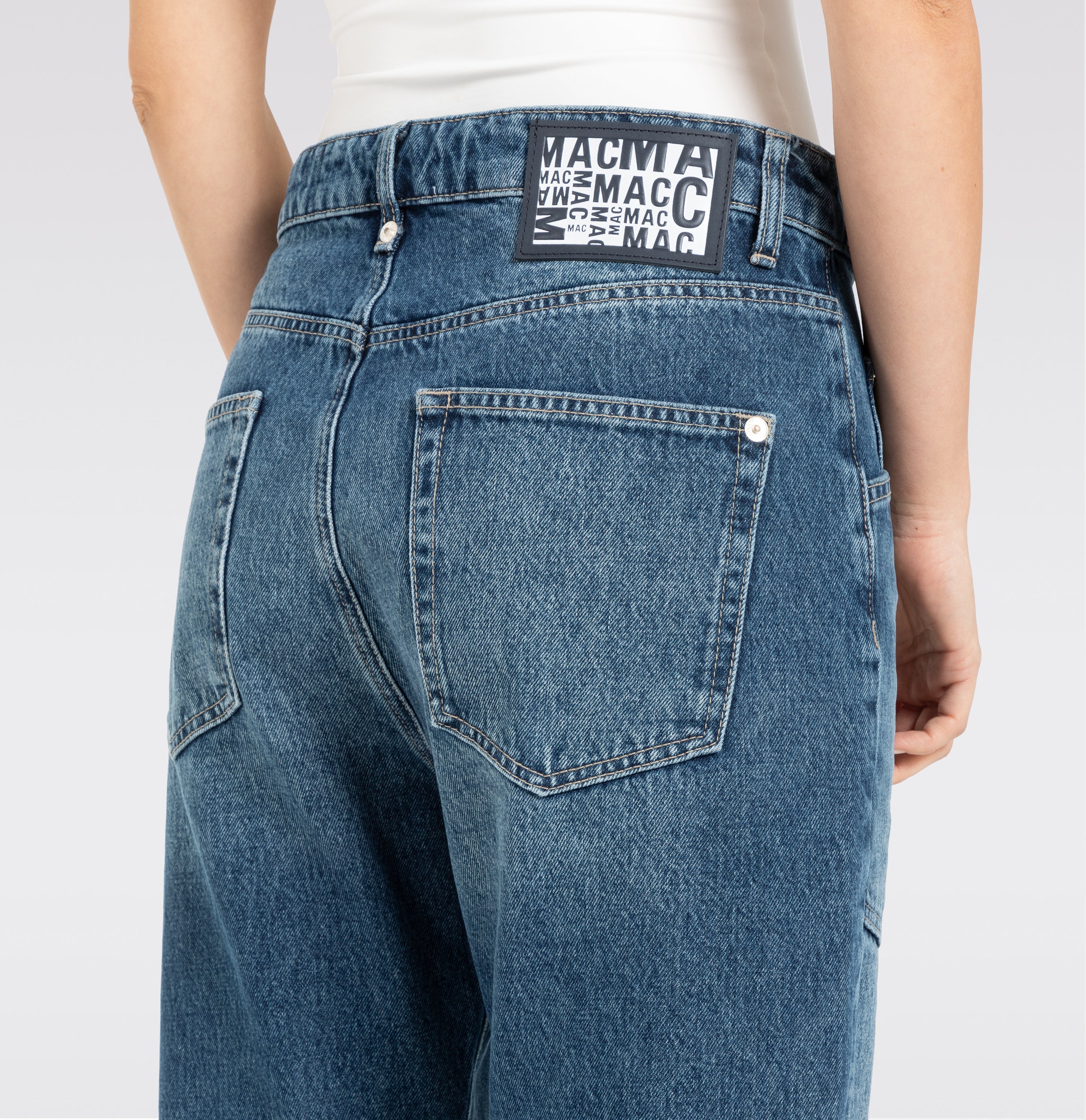 MAC JEANS - BAGGY, Nettle Denim