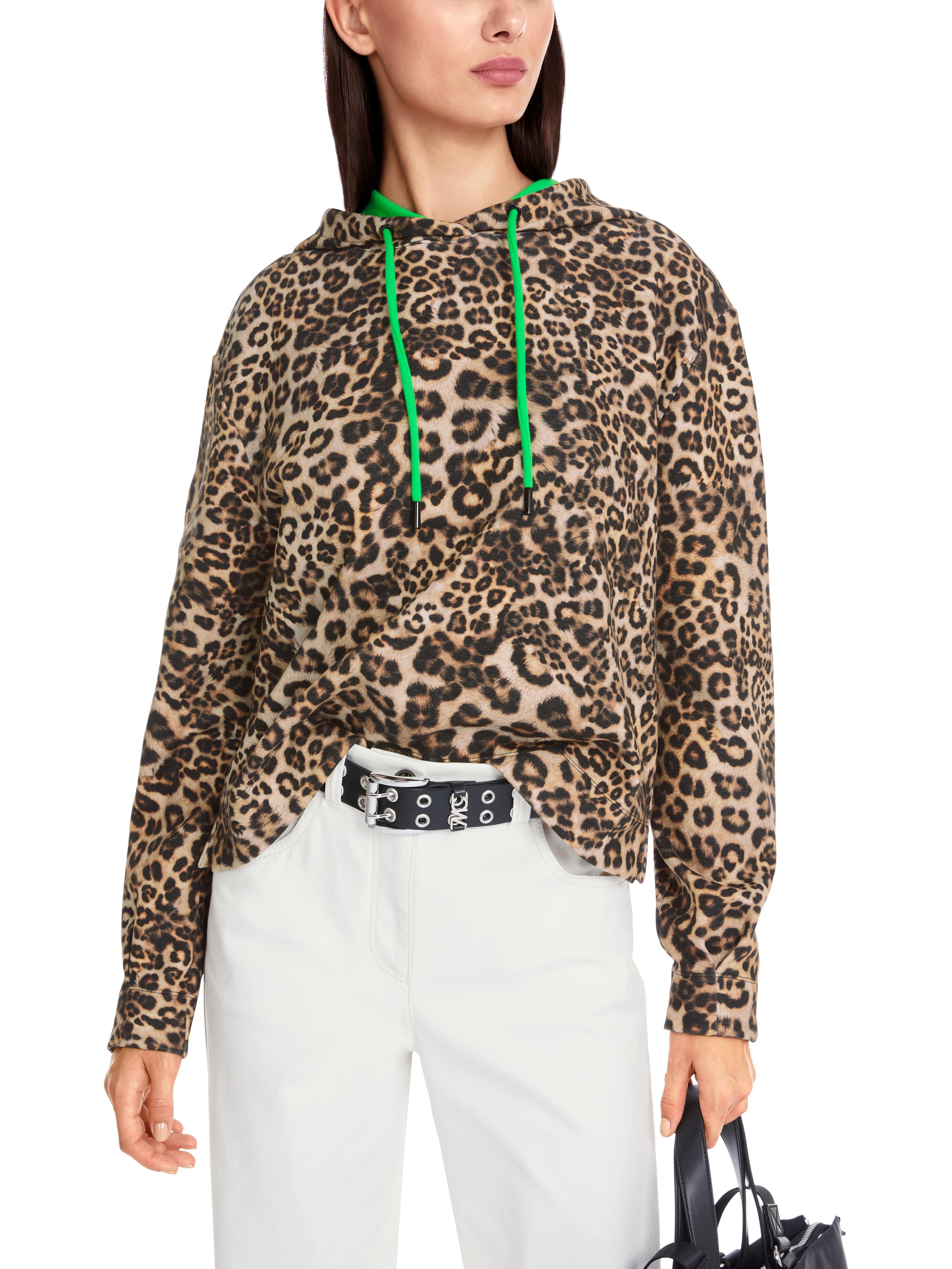 Sweatshirt in Leo-Print