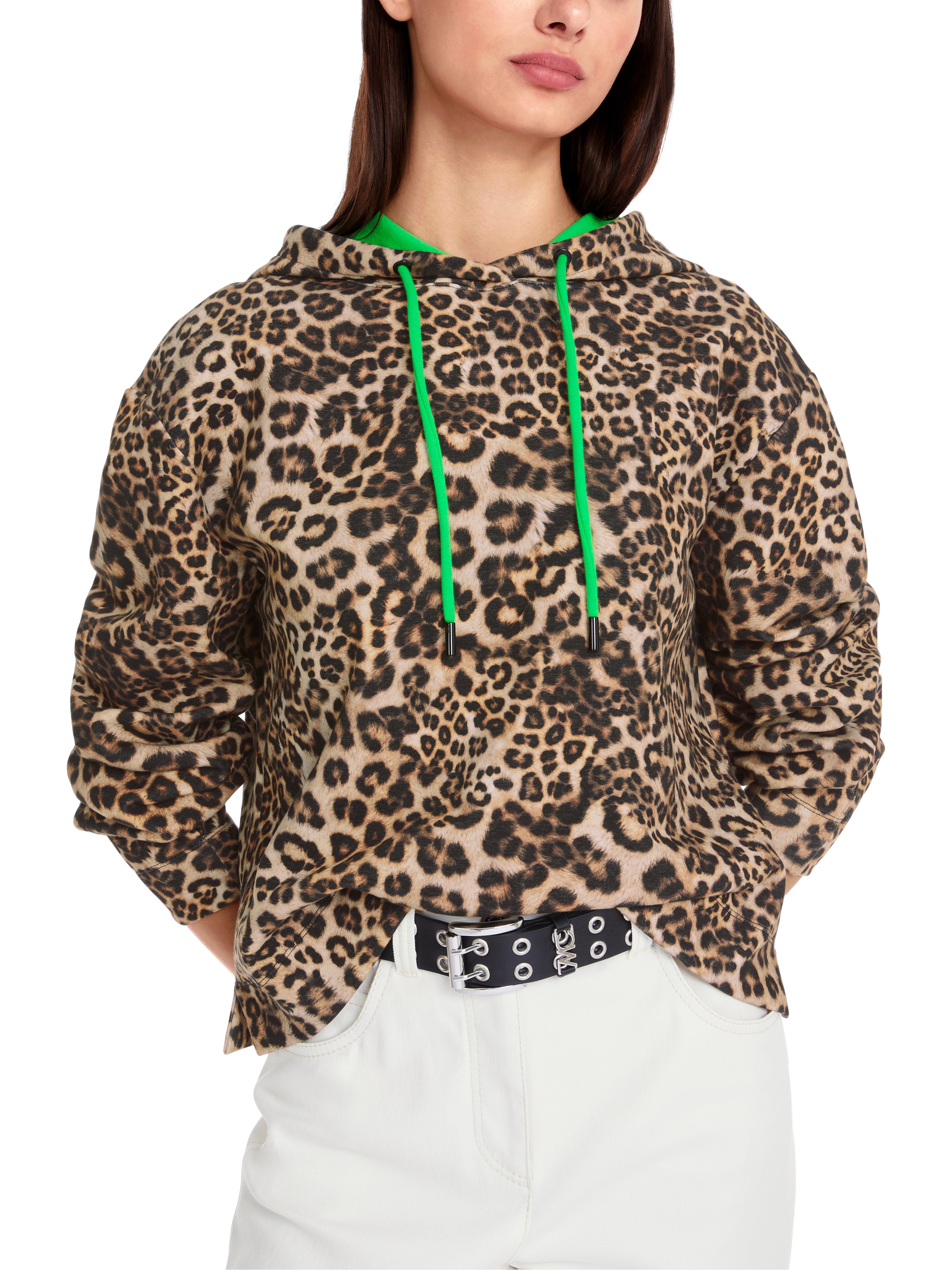 Sweatshirt in Leo-Print