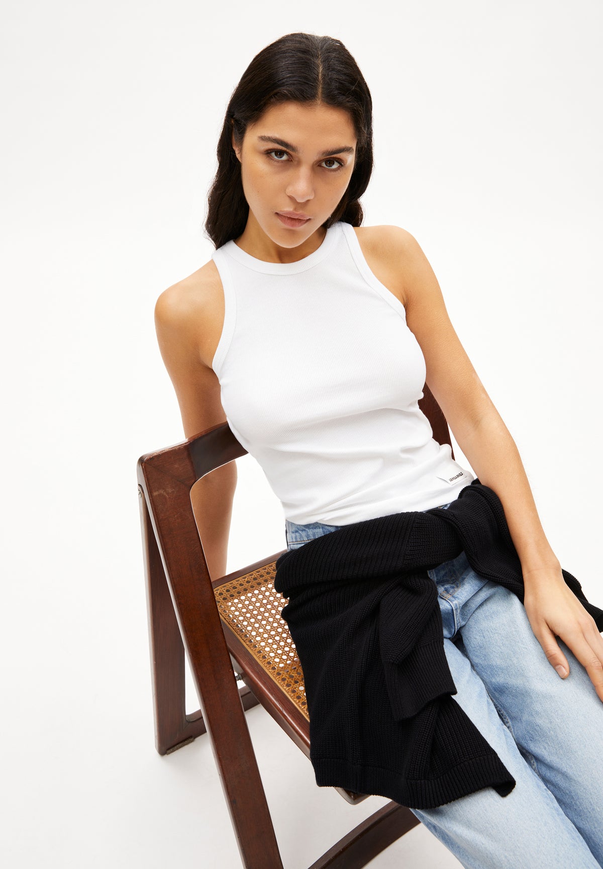 armedangels Ripp-Top KANITAA aus Bio-Baumwoll-Mix